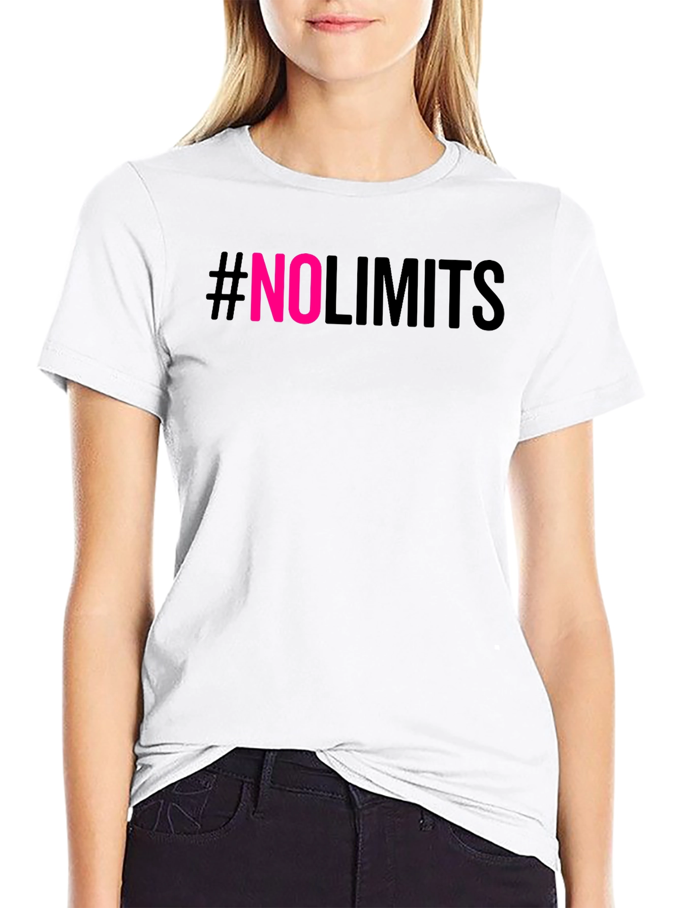 #NoLimits Graphic Print T-Shirt