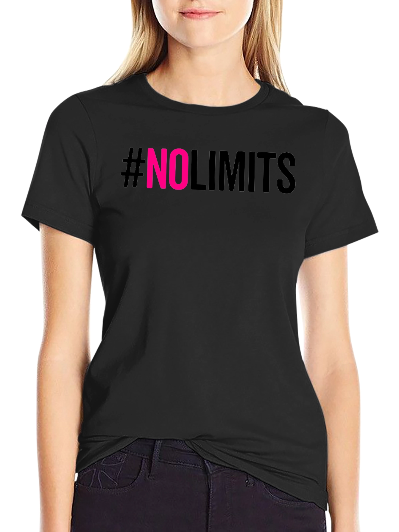 #NoLimits Graphic Print T-Shirt