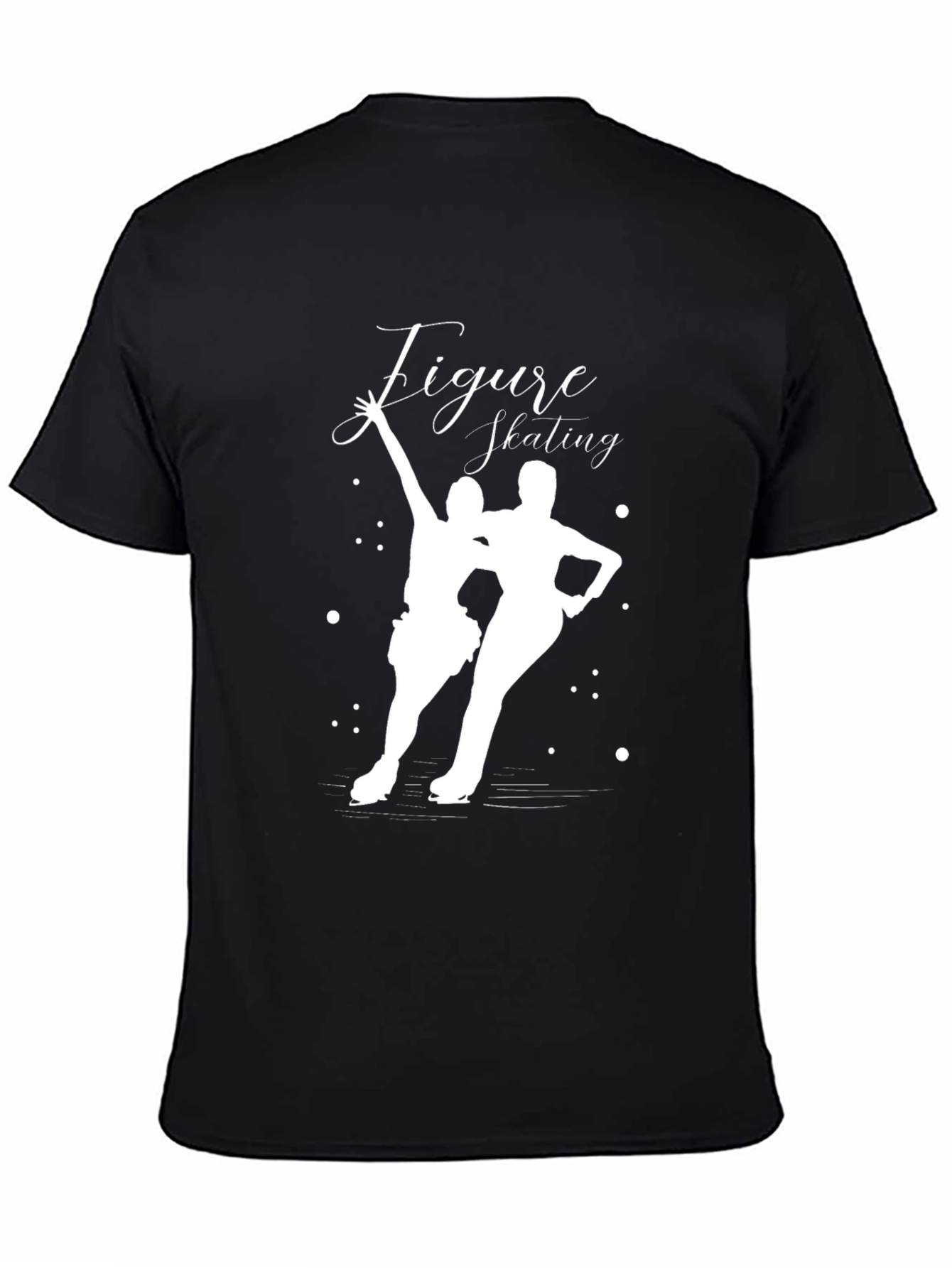 Figure Skating Black Graphic Tee