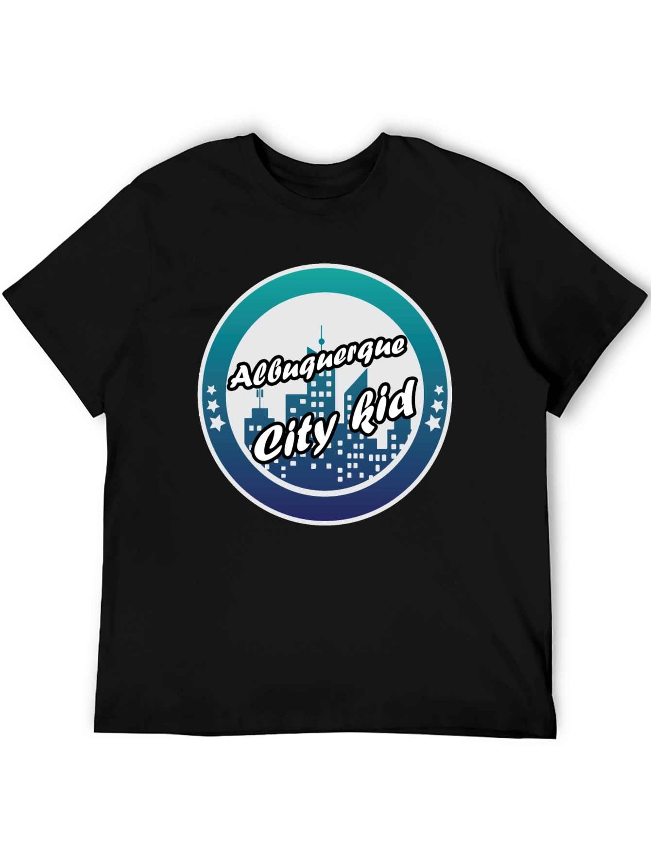 Albuquerque City Kid Black T-Shirt