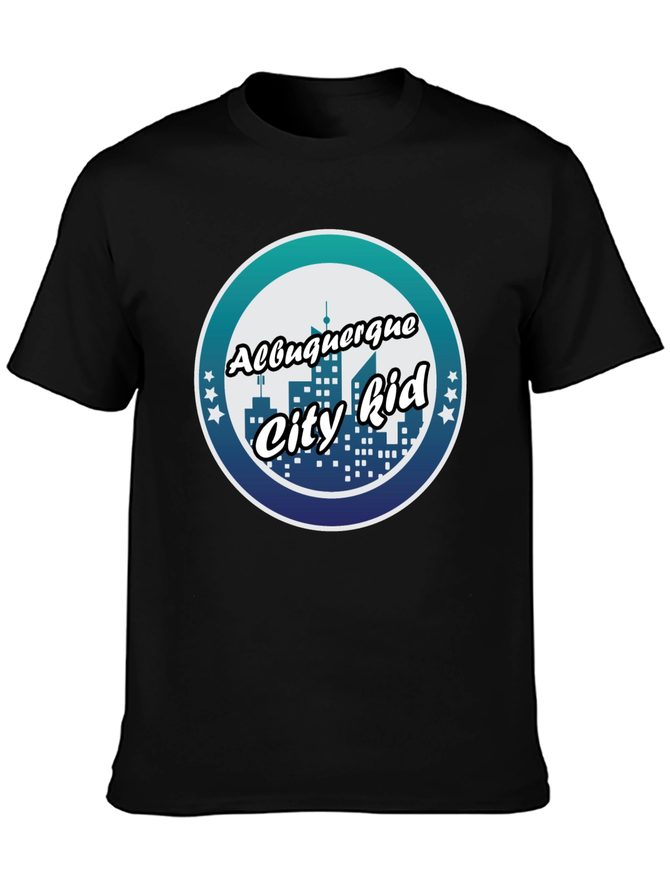 Albuquerque City Kid Black T-Shirt