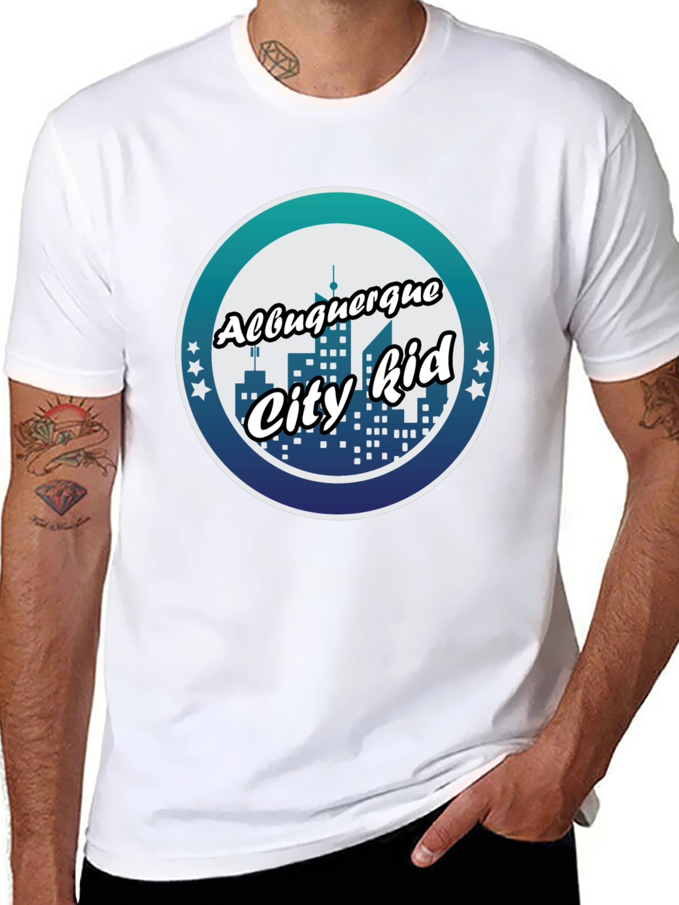 Albuquerque City Kid Black T-Shirt