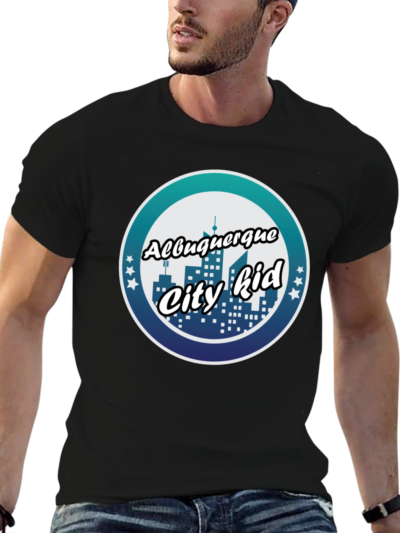 Albuquerque City Kid Black T-Shirt