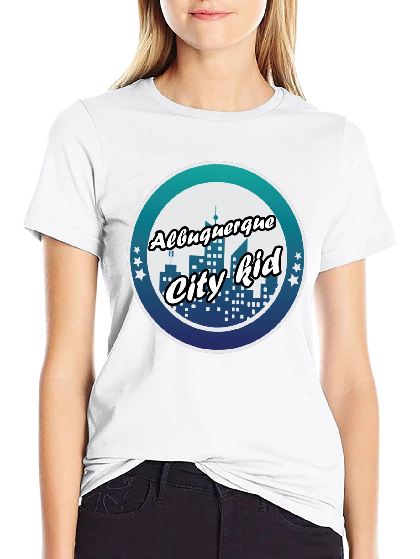 Albuquerque City Kid Black T-Shirt
