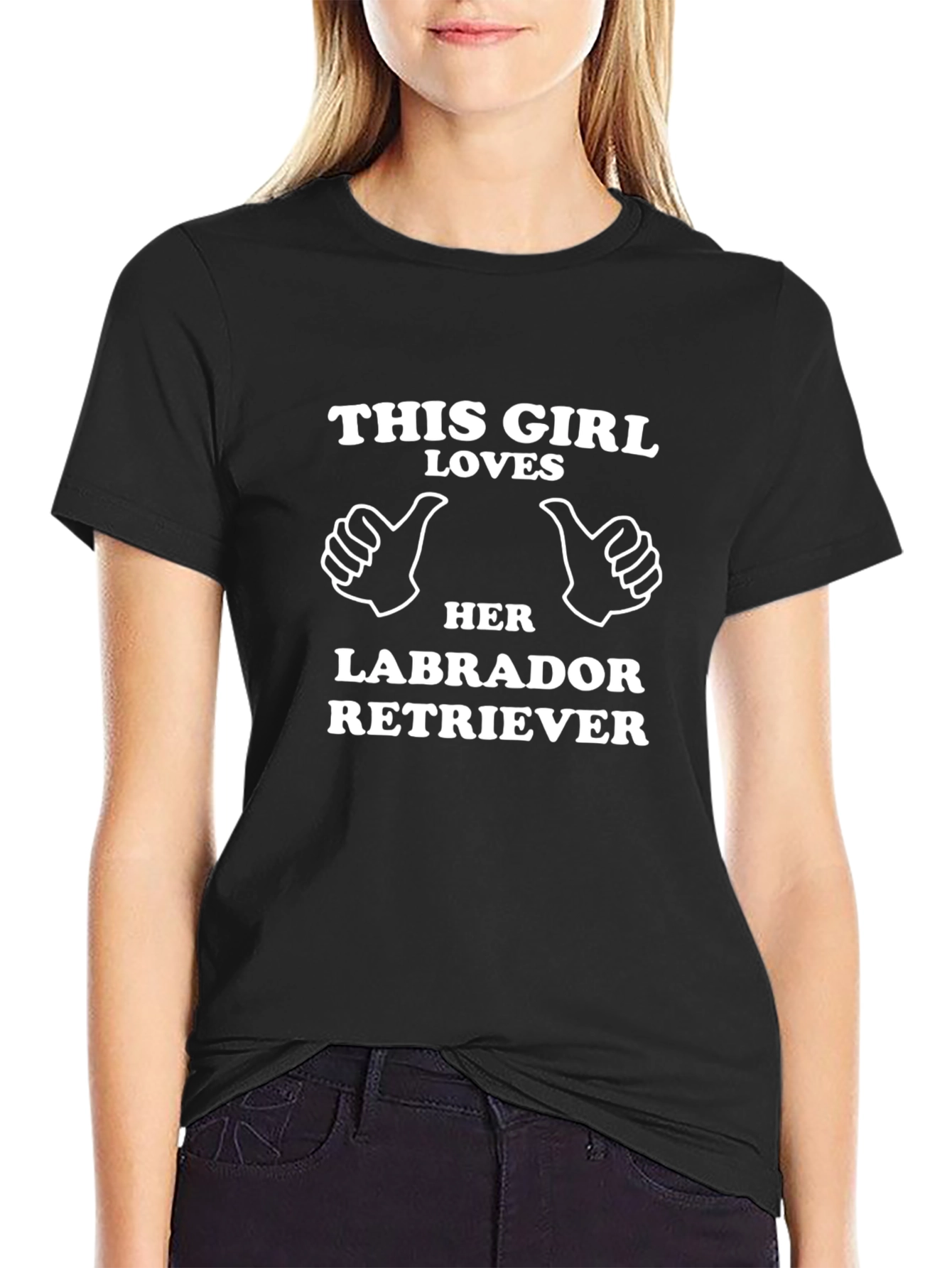 Labrador Retriever T-Shirt - This Girl Loves Dogs!