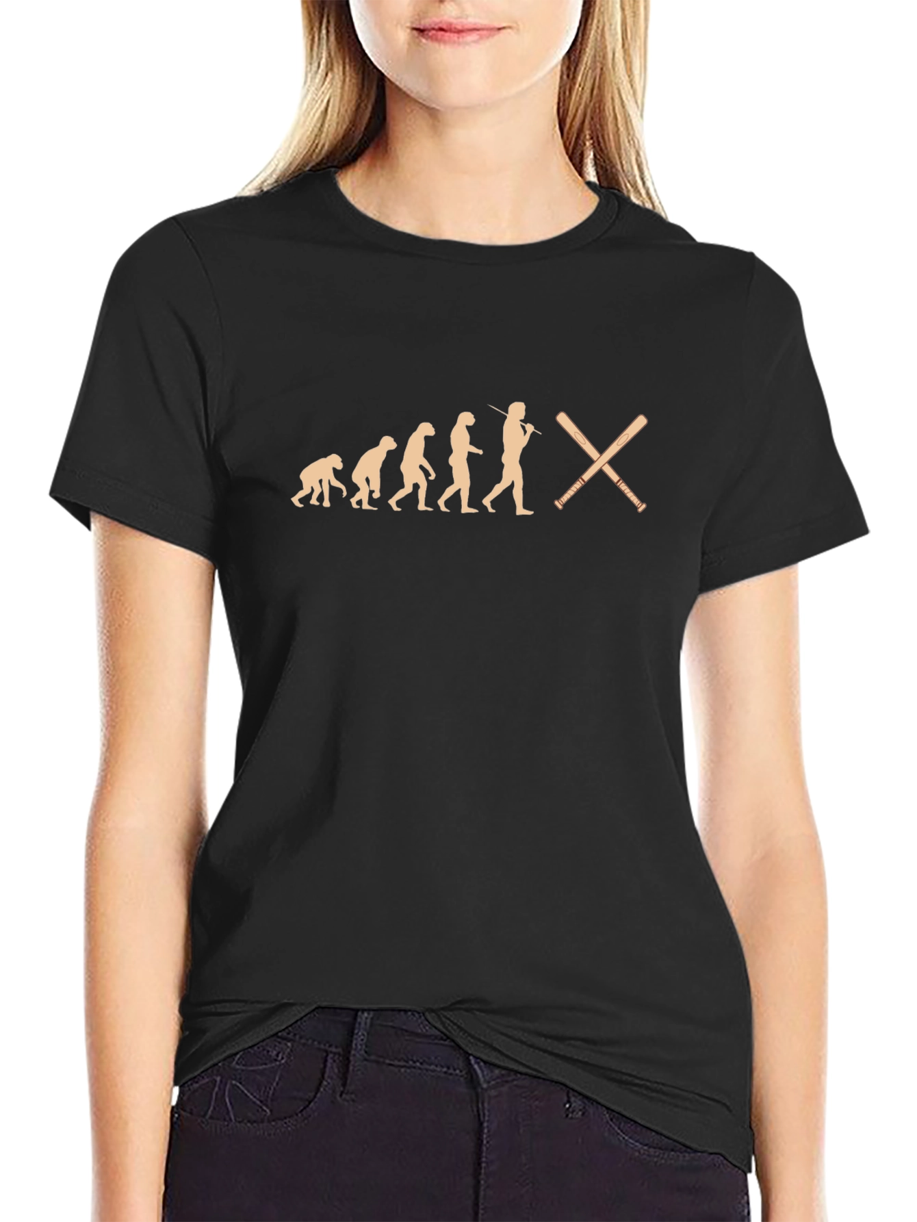 Evolution of Baseball T-Shirt
