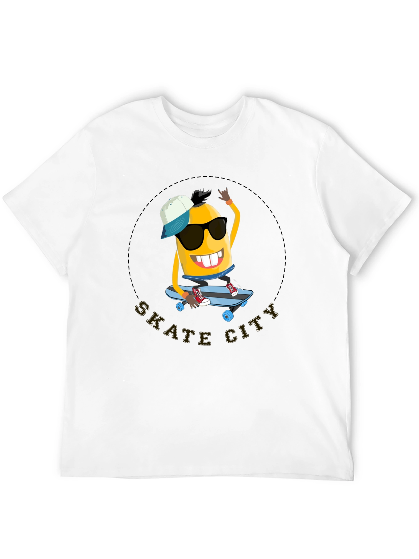 Skate City Minion T-Shirt - Cool Black Tee