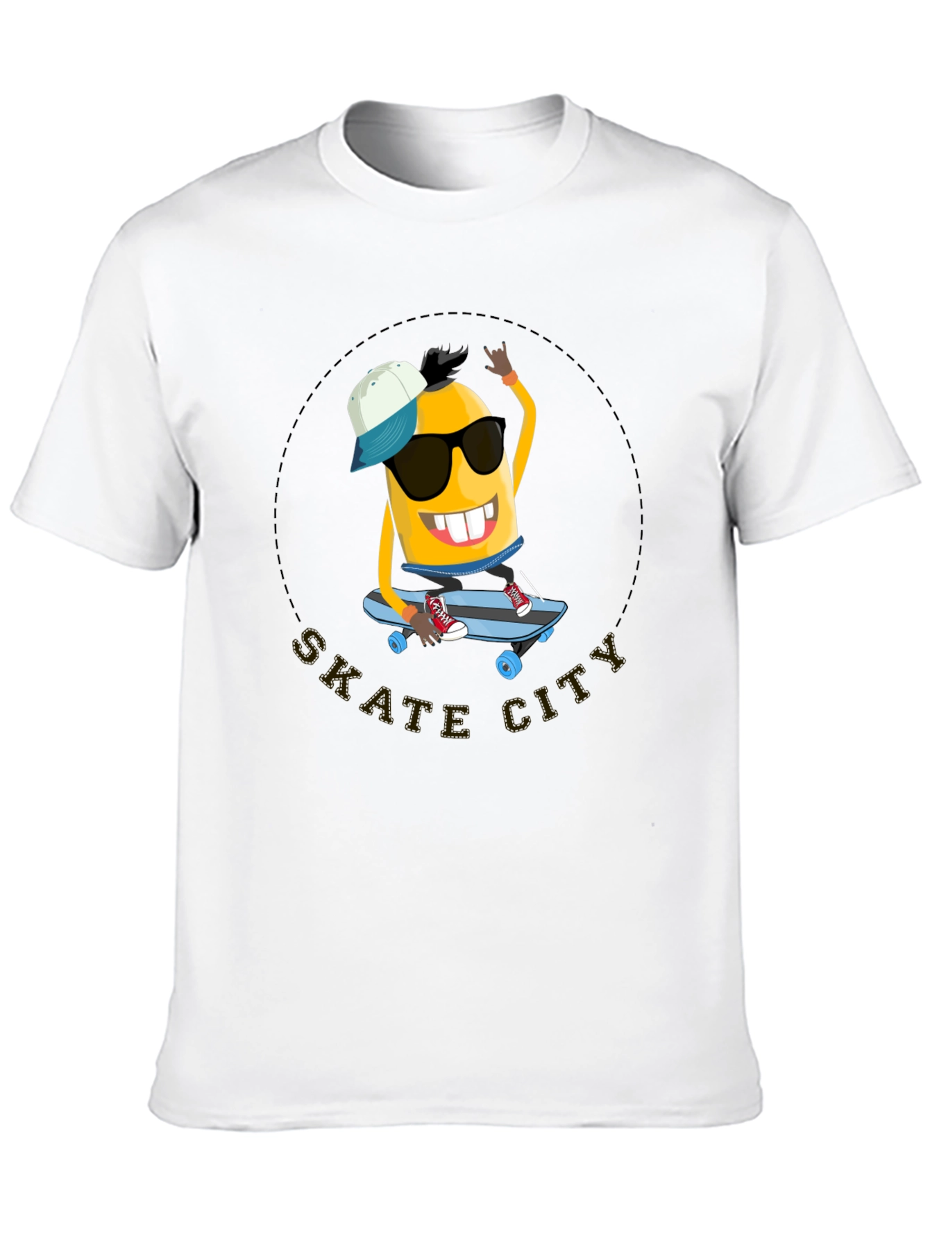 Skate City Minion T-Shirt - Cool Black Tee