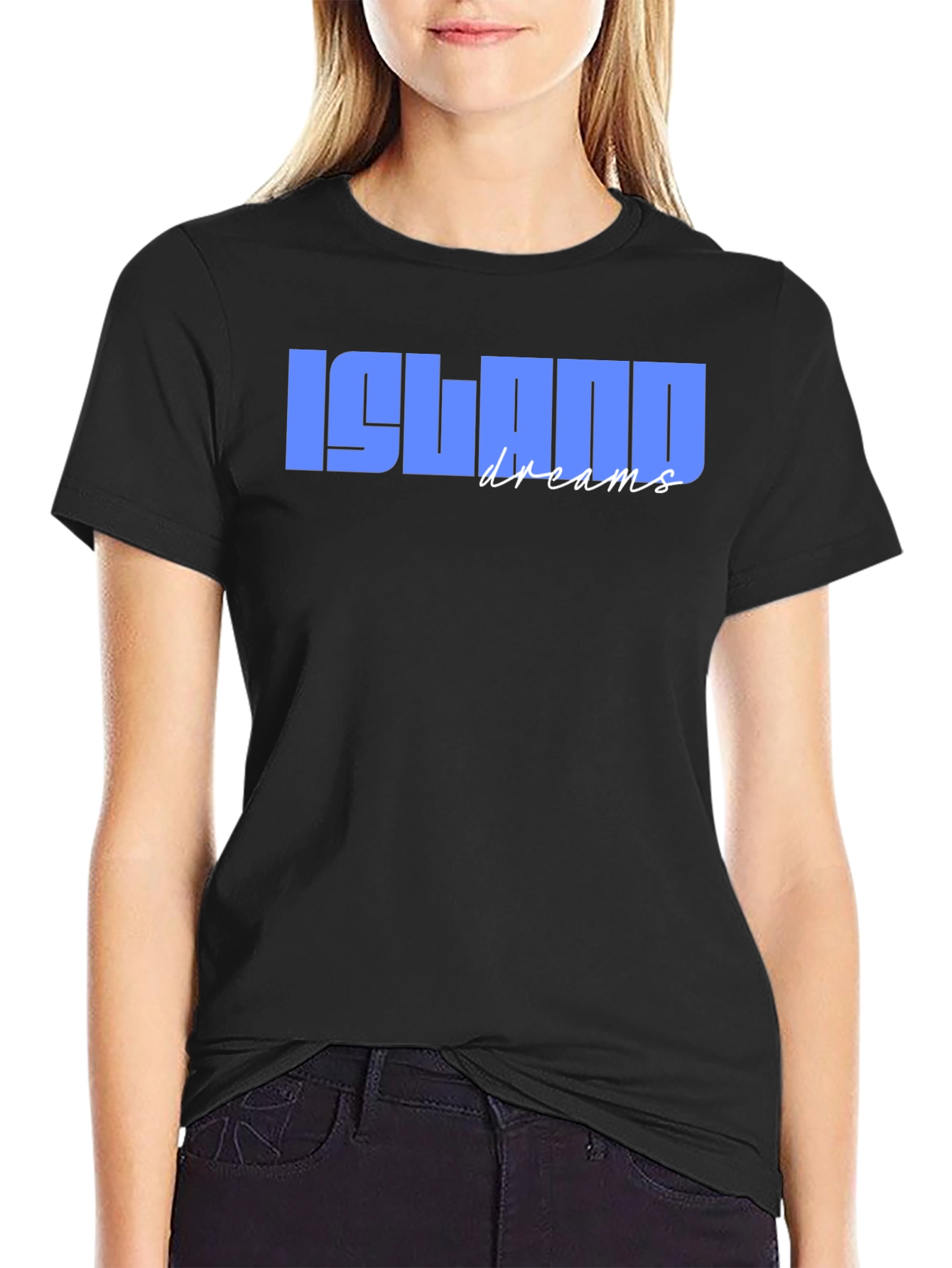 Island Dreams Graphic Print Mens T-Shirt