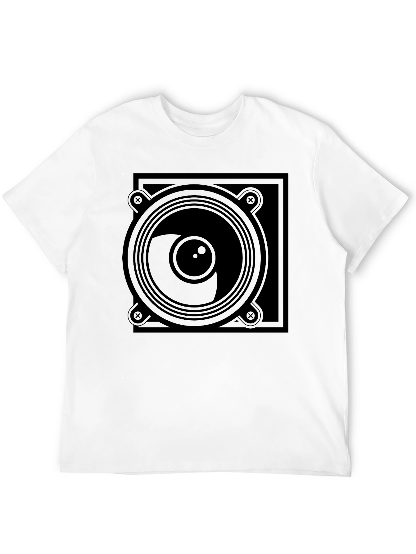Speaker Graphic Black T-Shirt