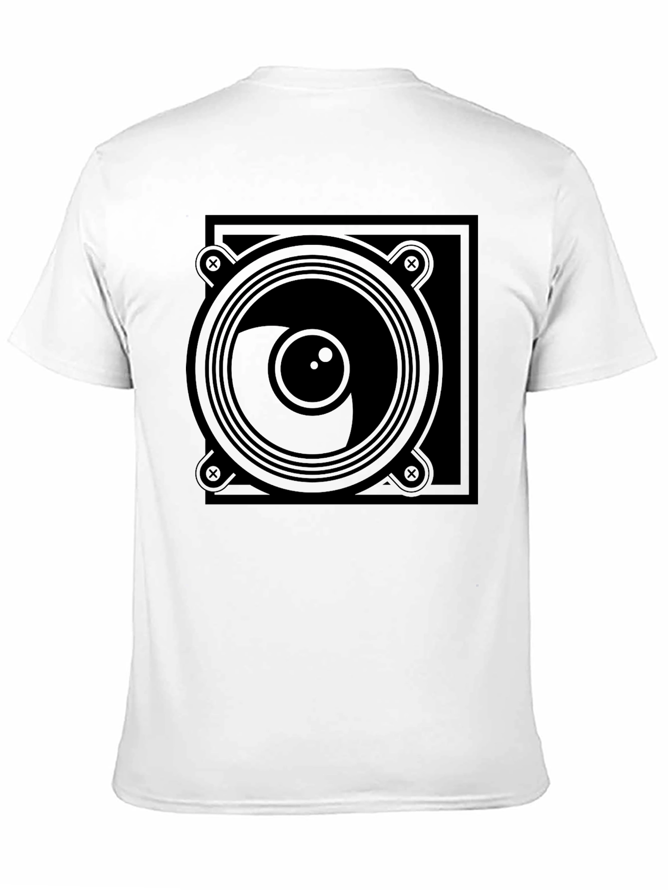 Speaker Graphic Black T-Shirt