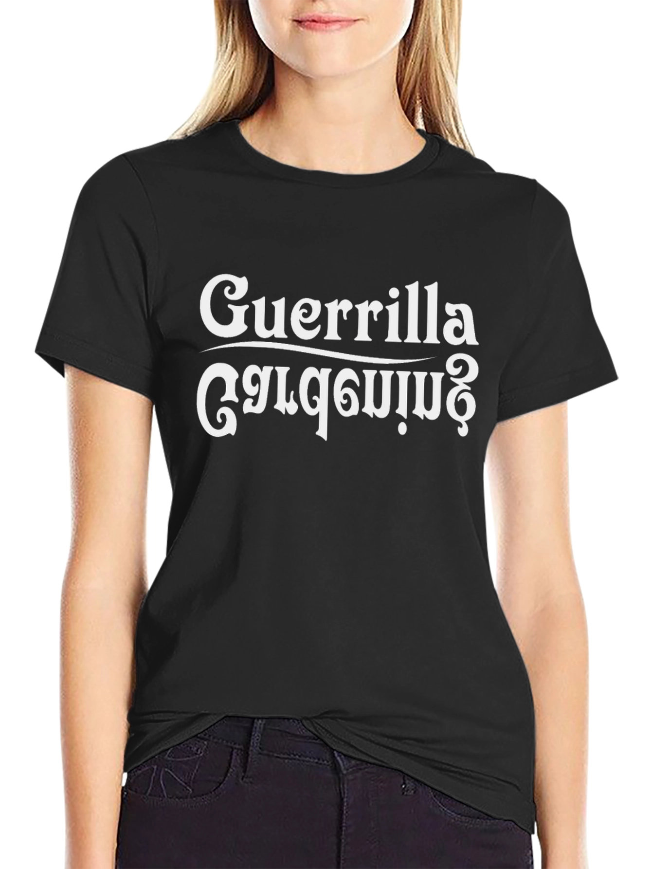 Guerrilla Malayalam T-Shirt - Black