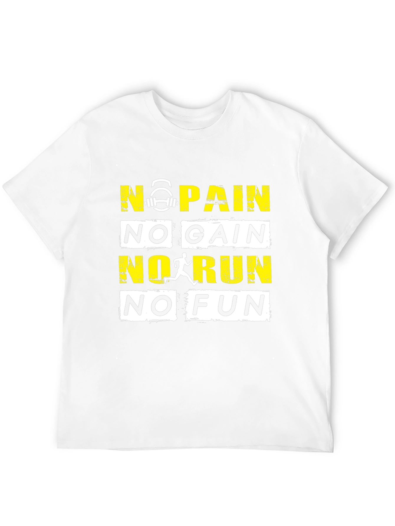Motivational Workout T-Shirt - No Pain No Gain