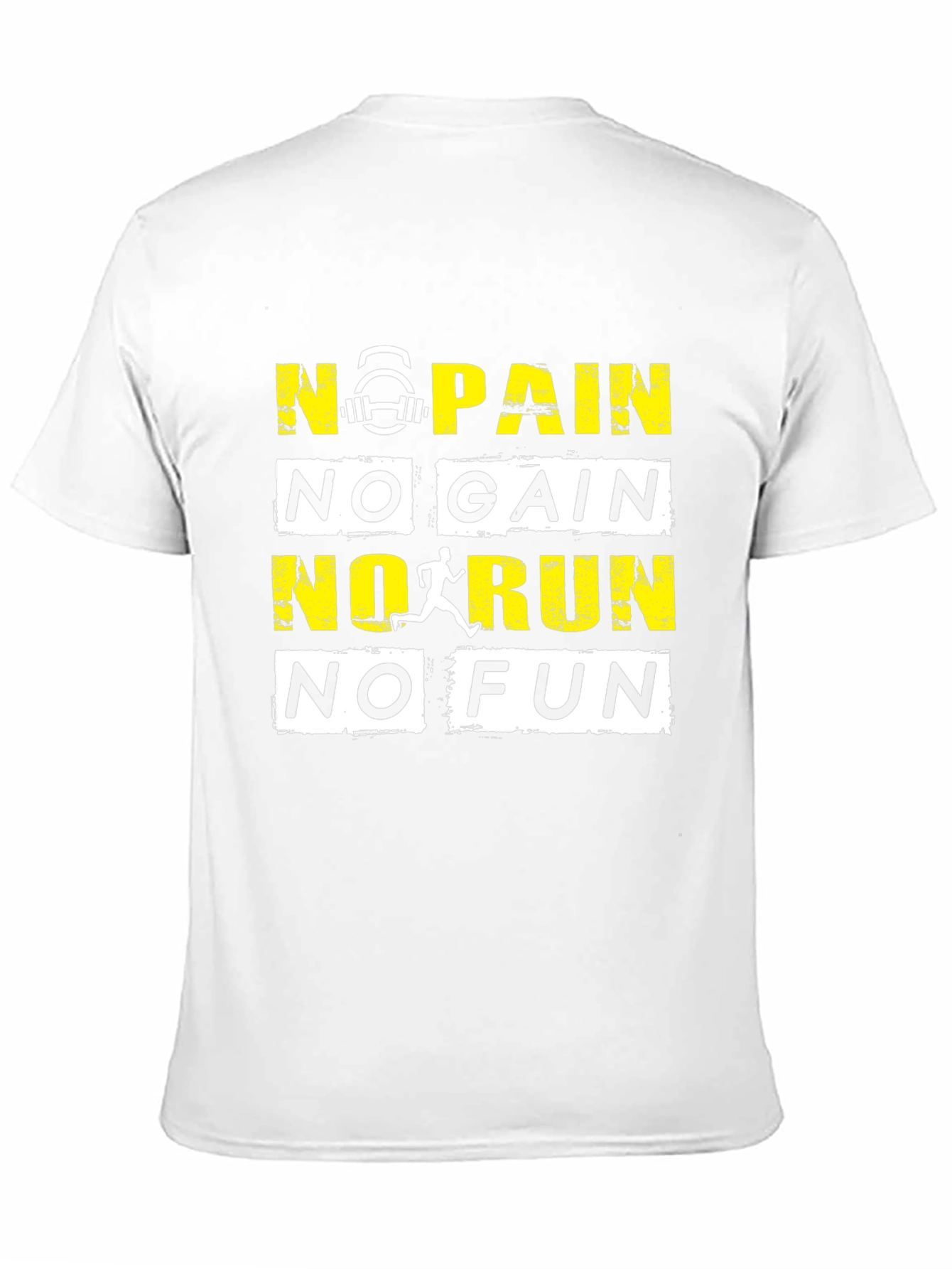 Motivational Workout T-Shirt - No Pain No Gain