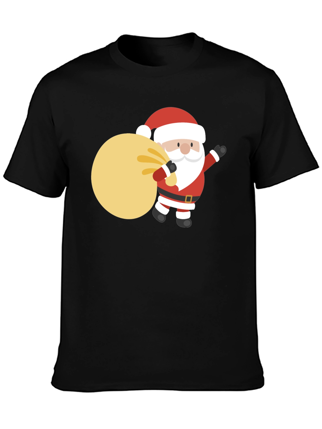 Festive Santa T-Shirt - Holiday Cheer