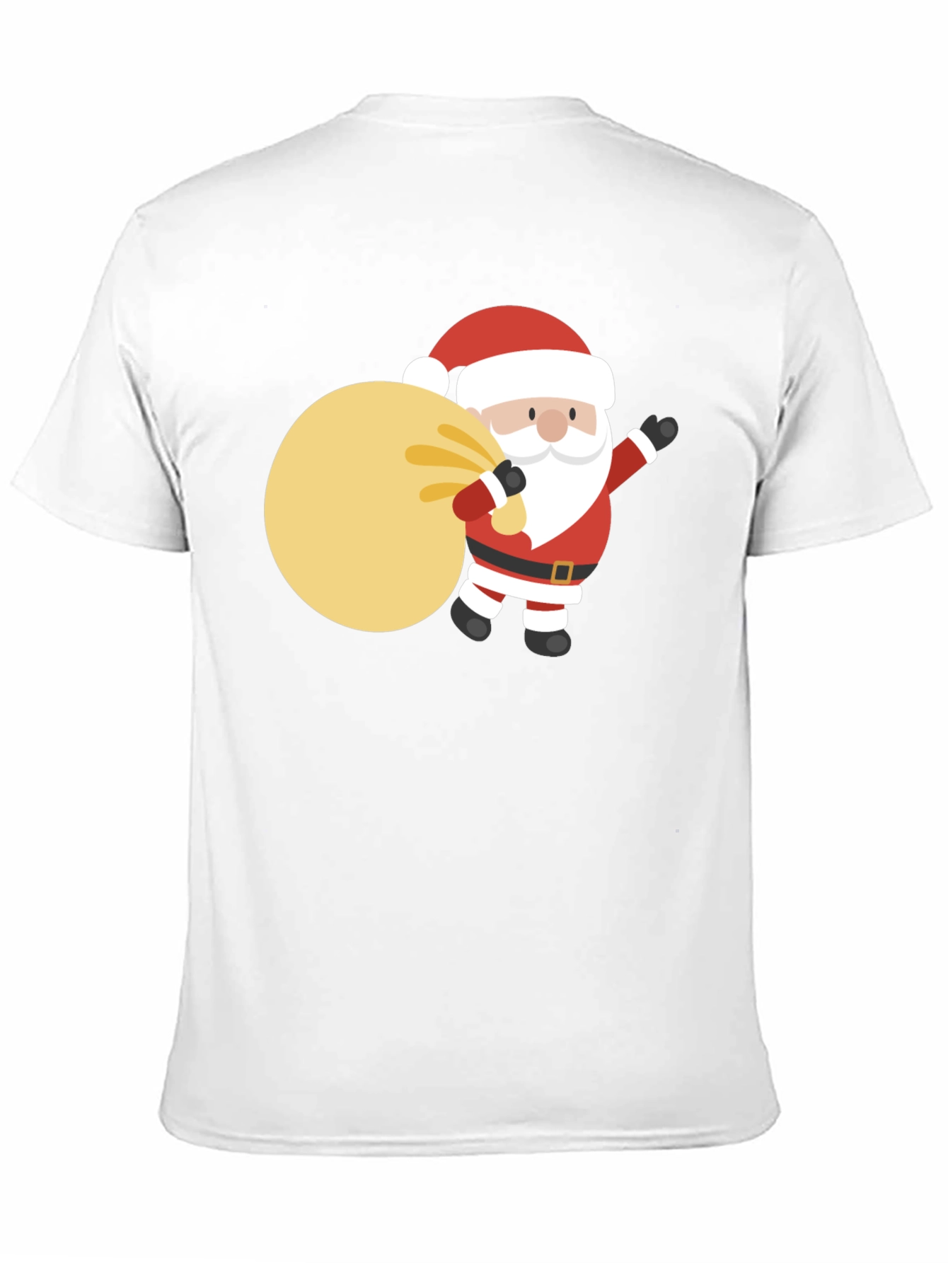 Festive Santa T-Shirt - Holiday Cheer