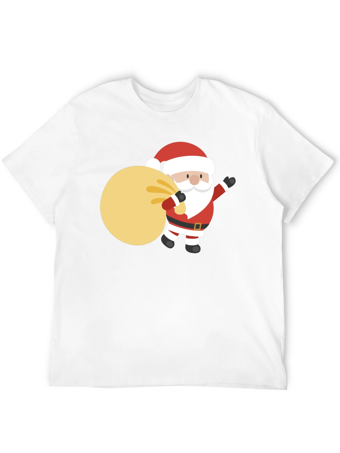Festive Santa T-Shirt - Holiday Cheer