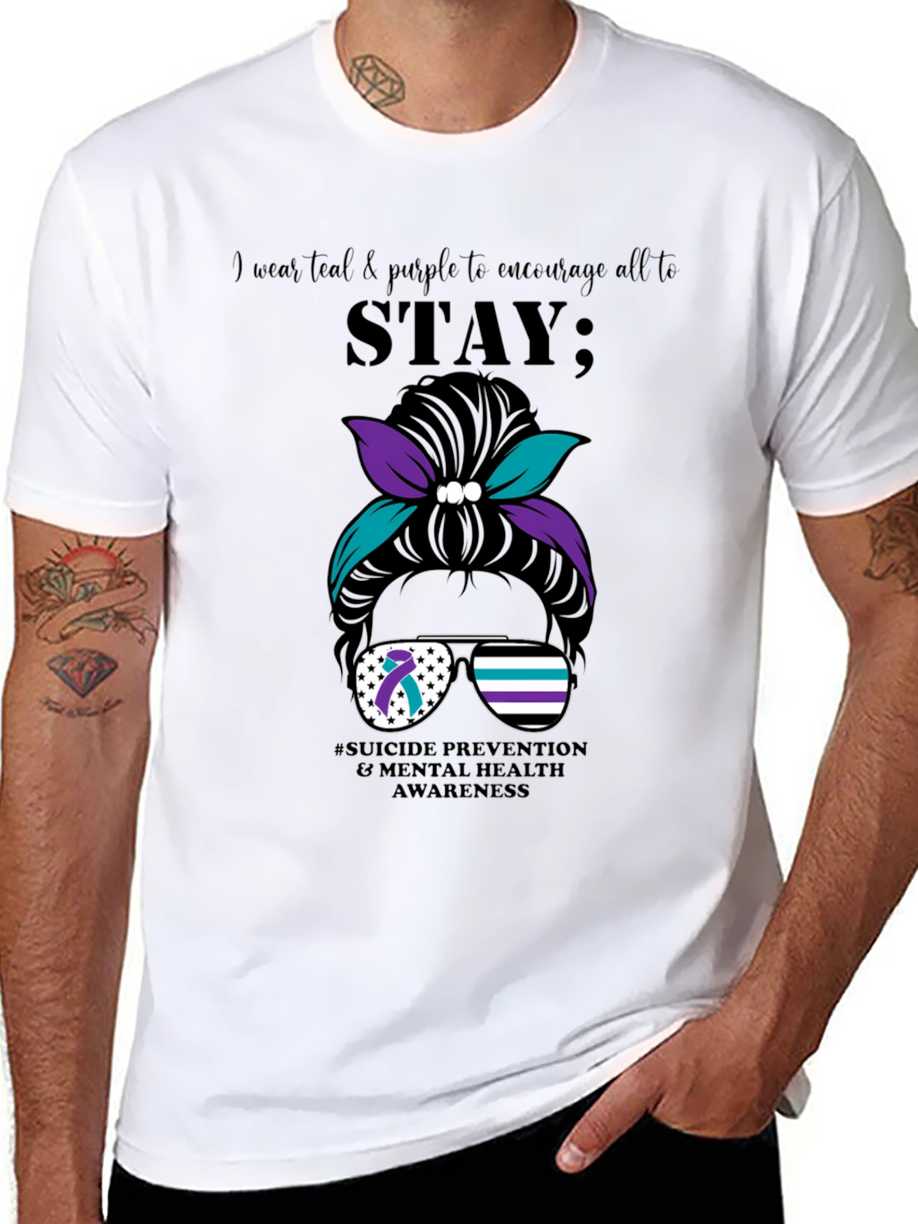 Stay Strong T-Shirt Mental Health Awareness Tee