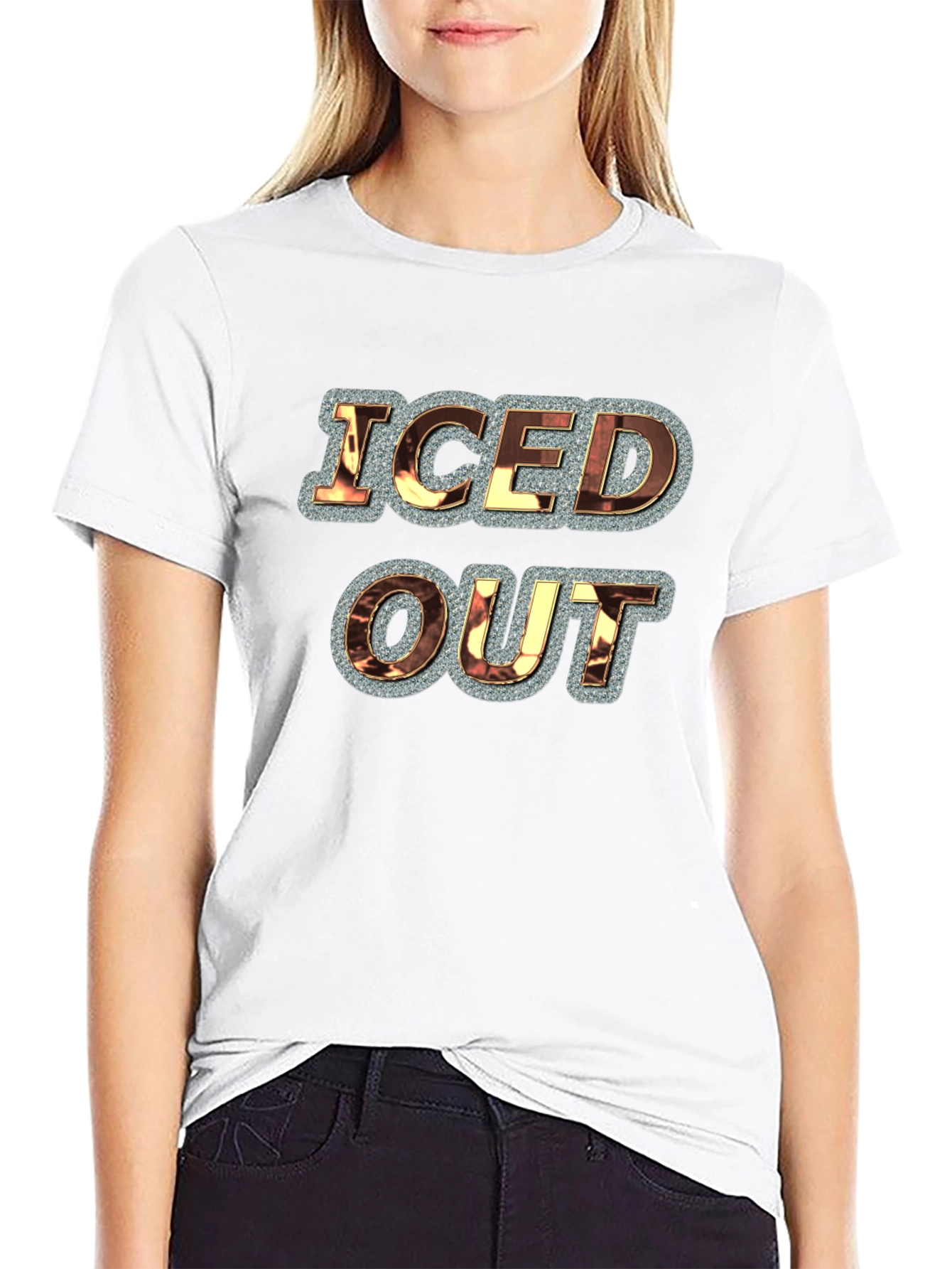 Iced Out Graphic Tee - Statement Style