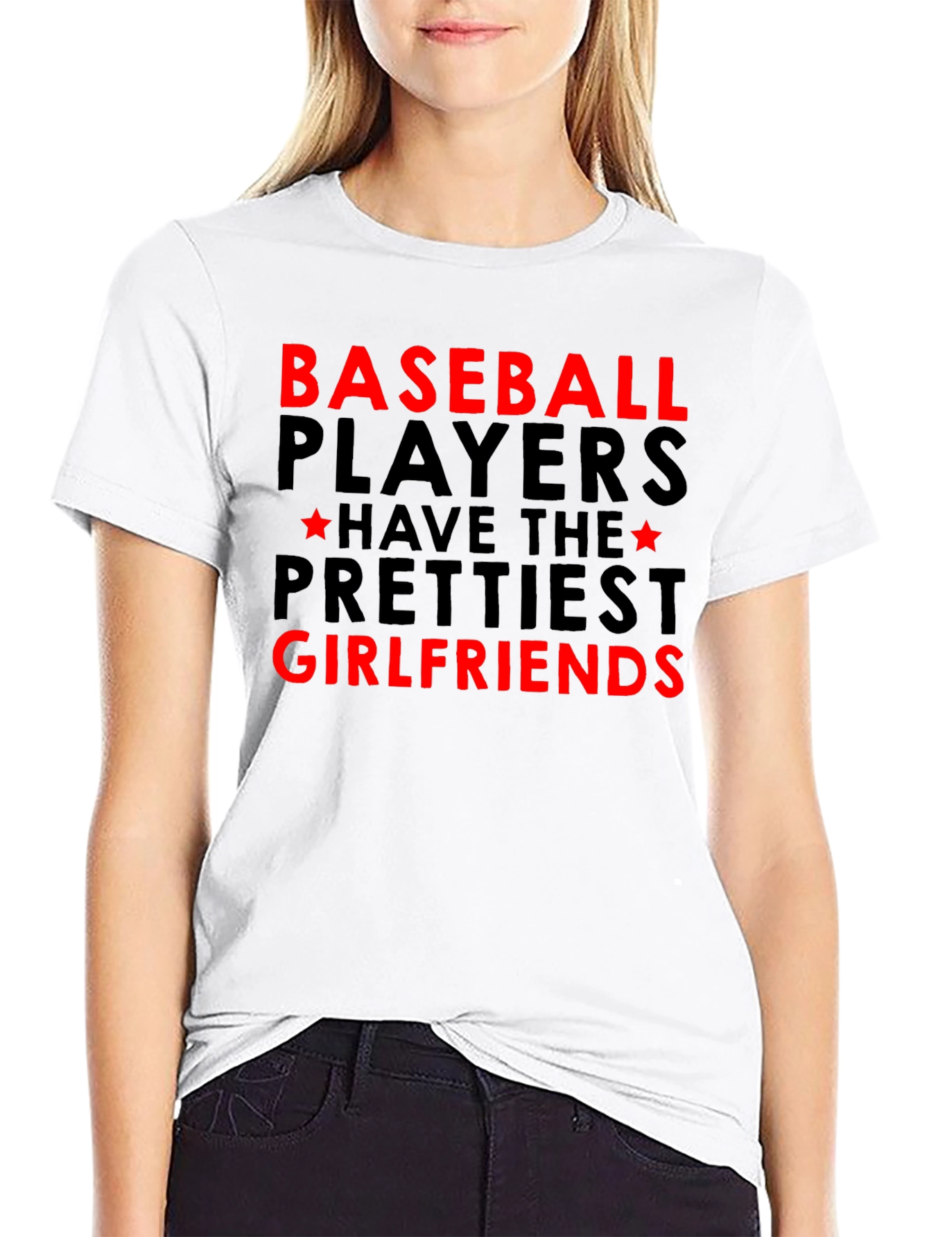 Baseball Players Prettiest Girlfriends Graphic Tee