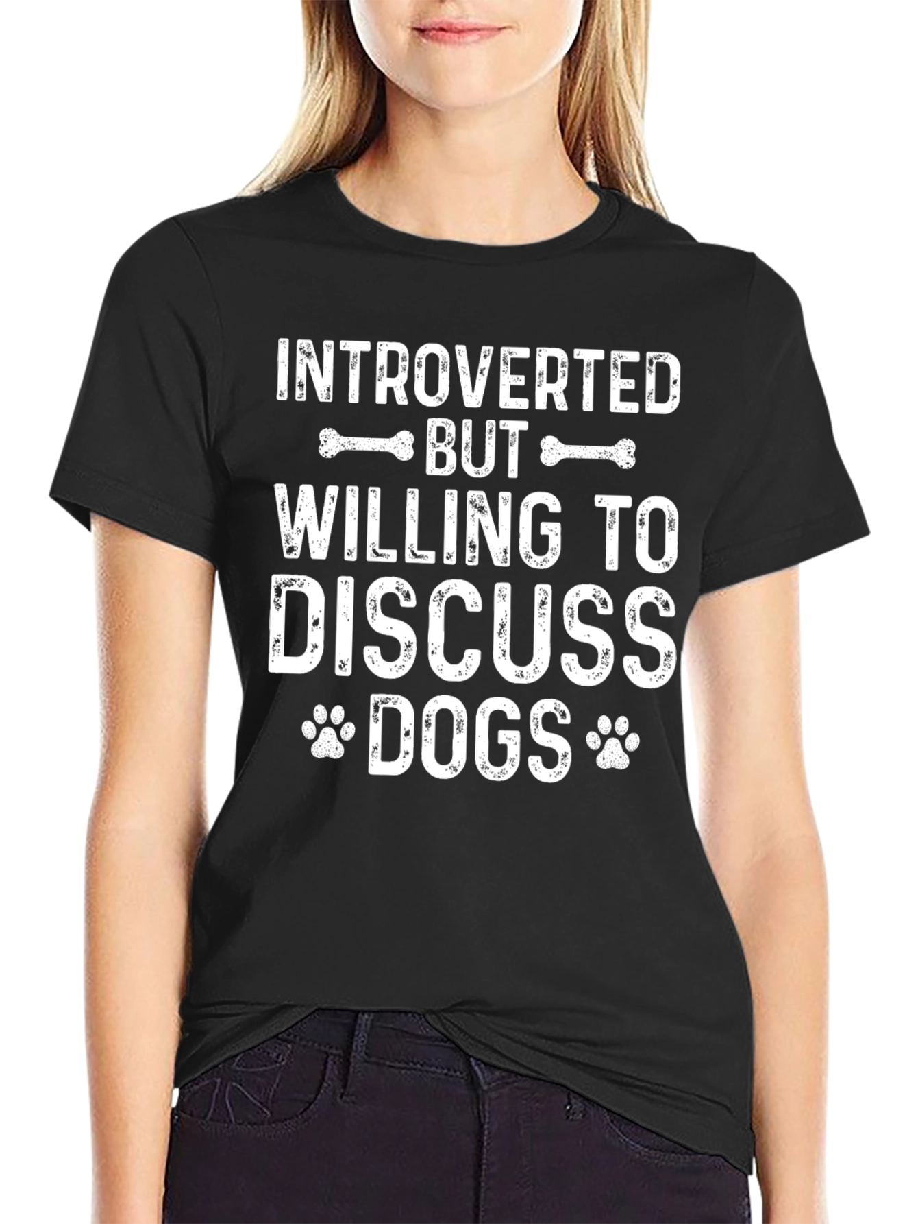 Introverted Dog Lover T-Shirt - Funny Animal Tee