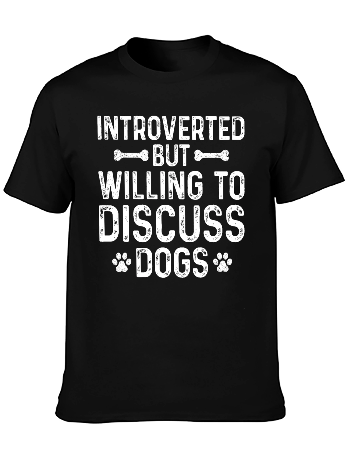 Introverted Dog Lover T-Shirt - Funny Animal Tee