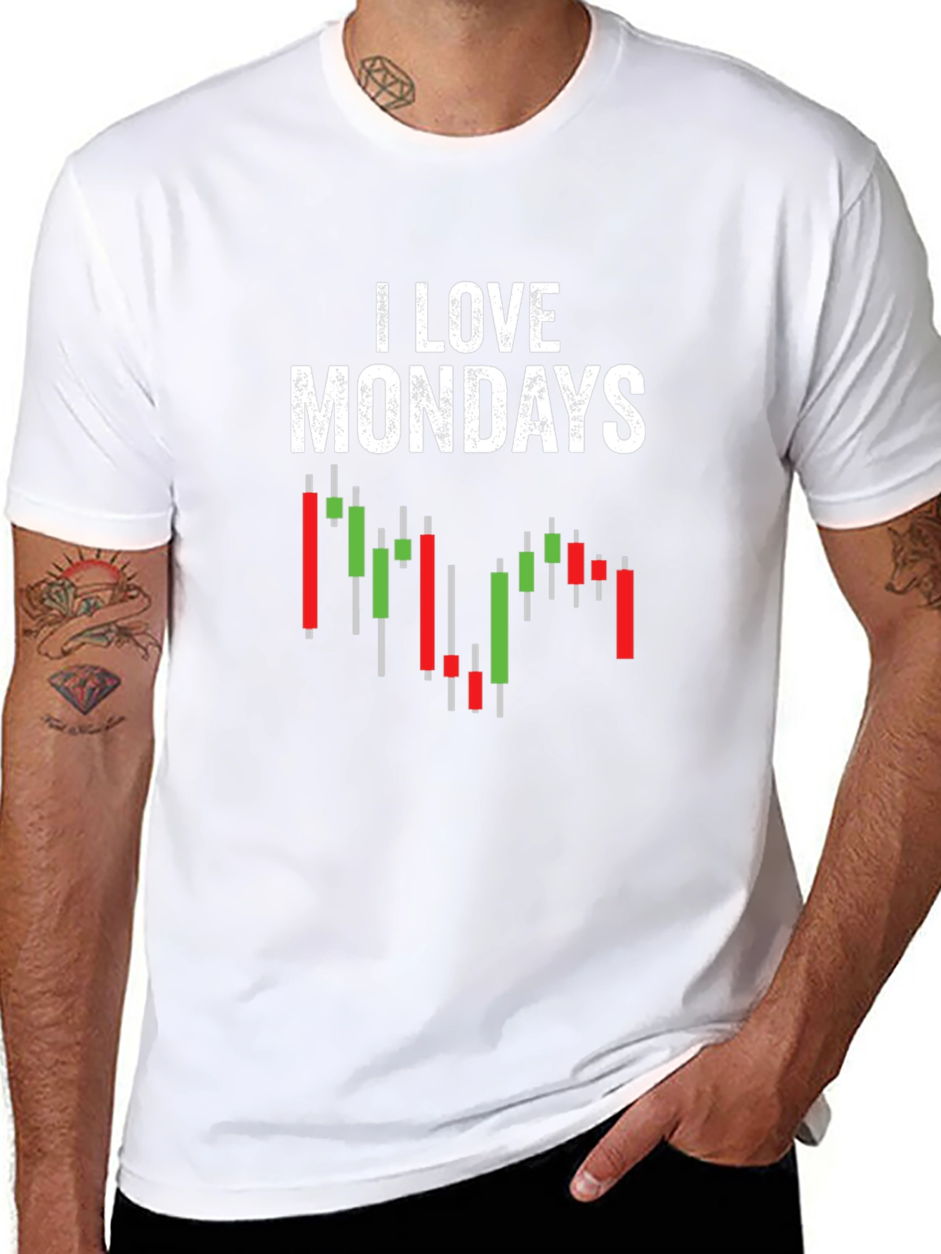 I Love Mondays Stock Market T-Shirt