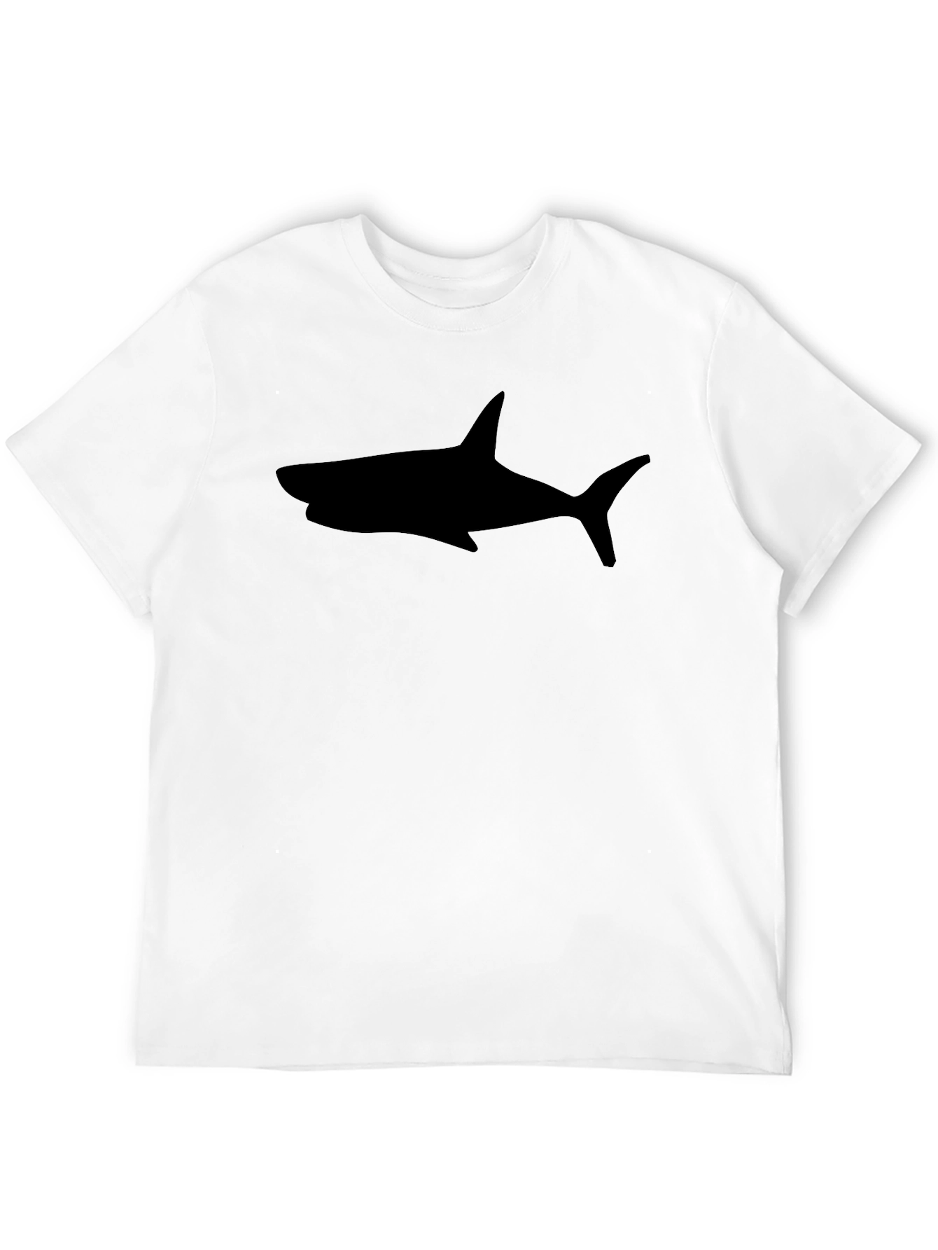 Shark Silhouette Black T-Shirt