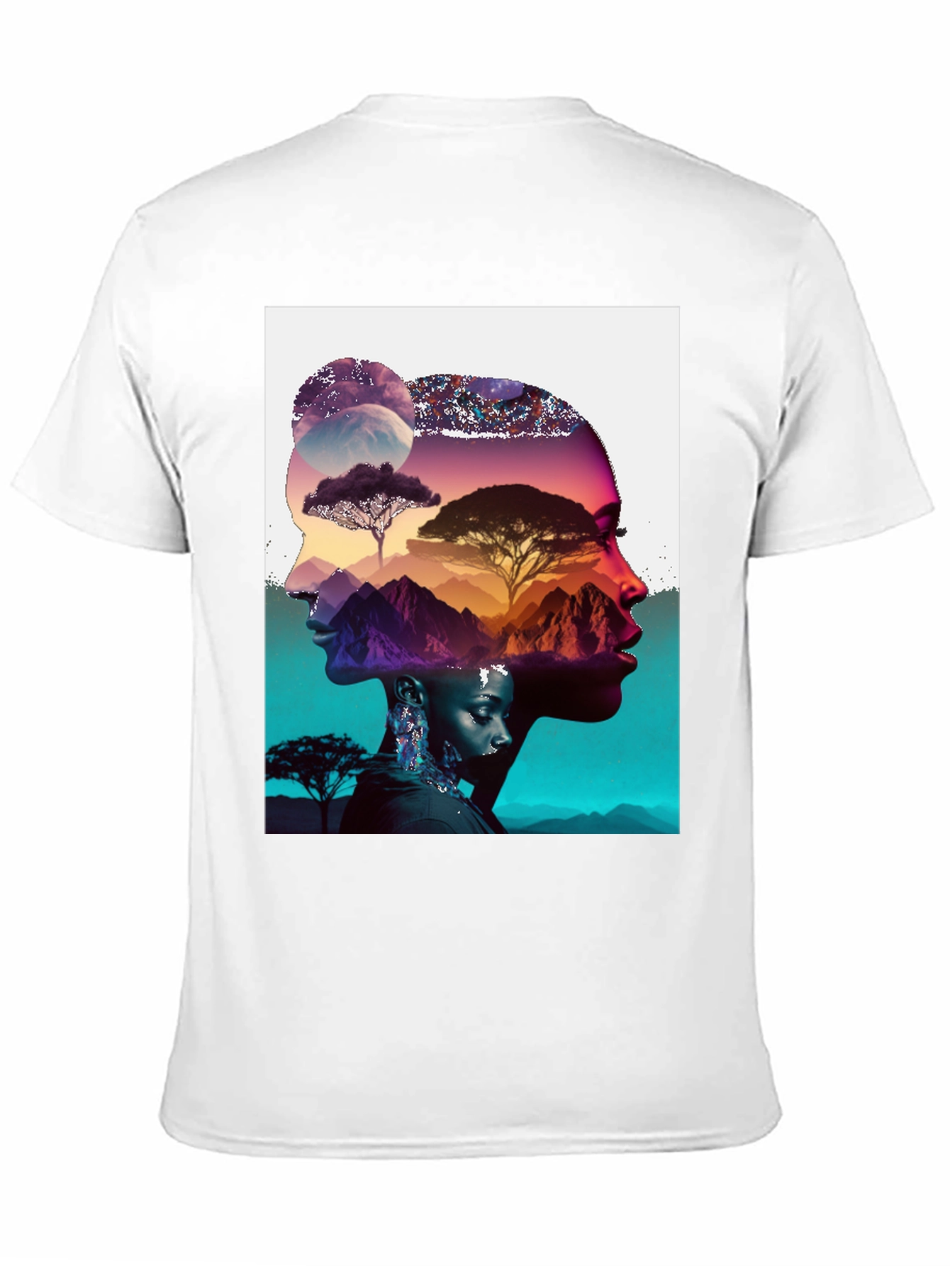 Artistic Graphic Print T-Shirt
