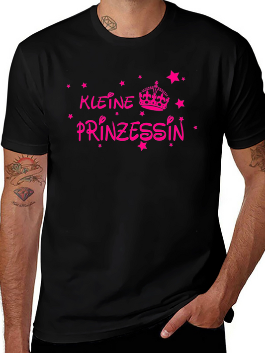 Kleine Prinzessin Black Graphic Tee