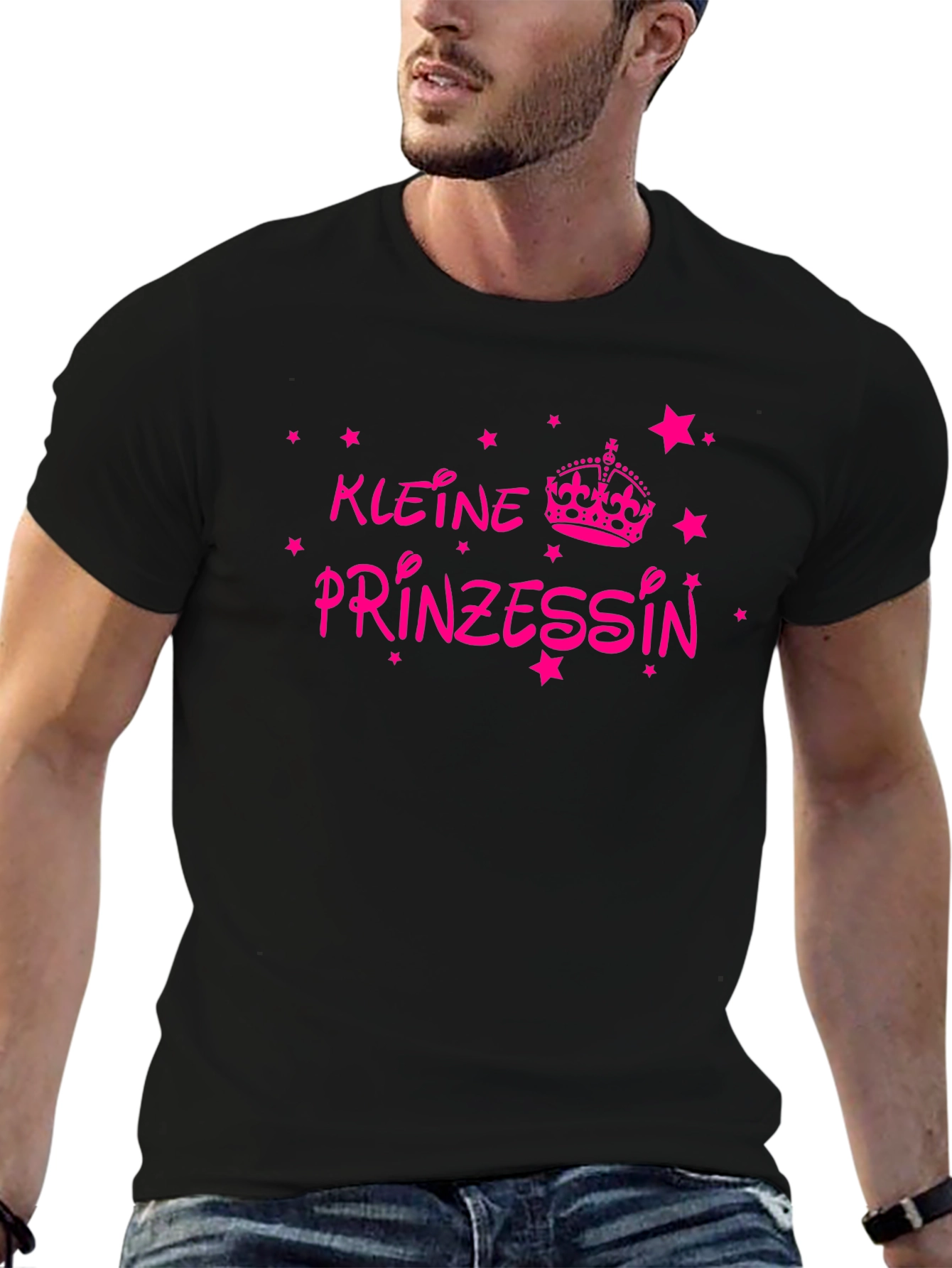 Kleine Prinzessin Black Graphic Tee