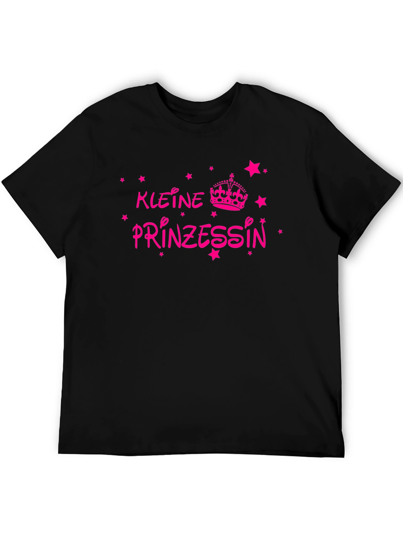 Kleine Prinzessin Black Graphic Tee