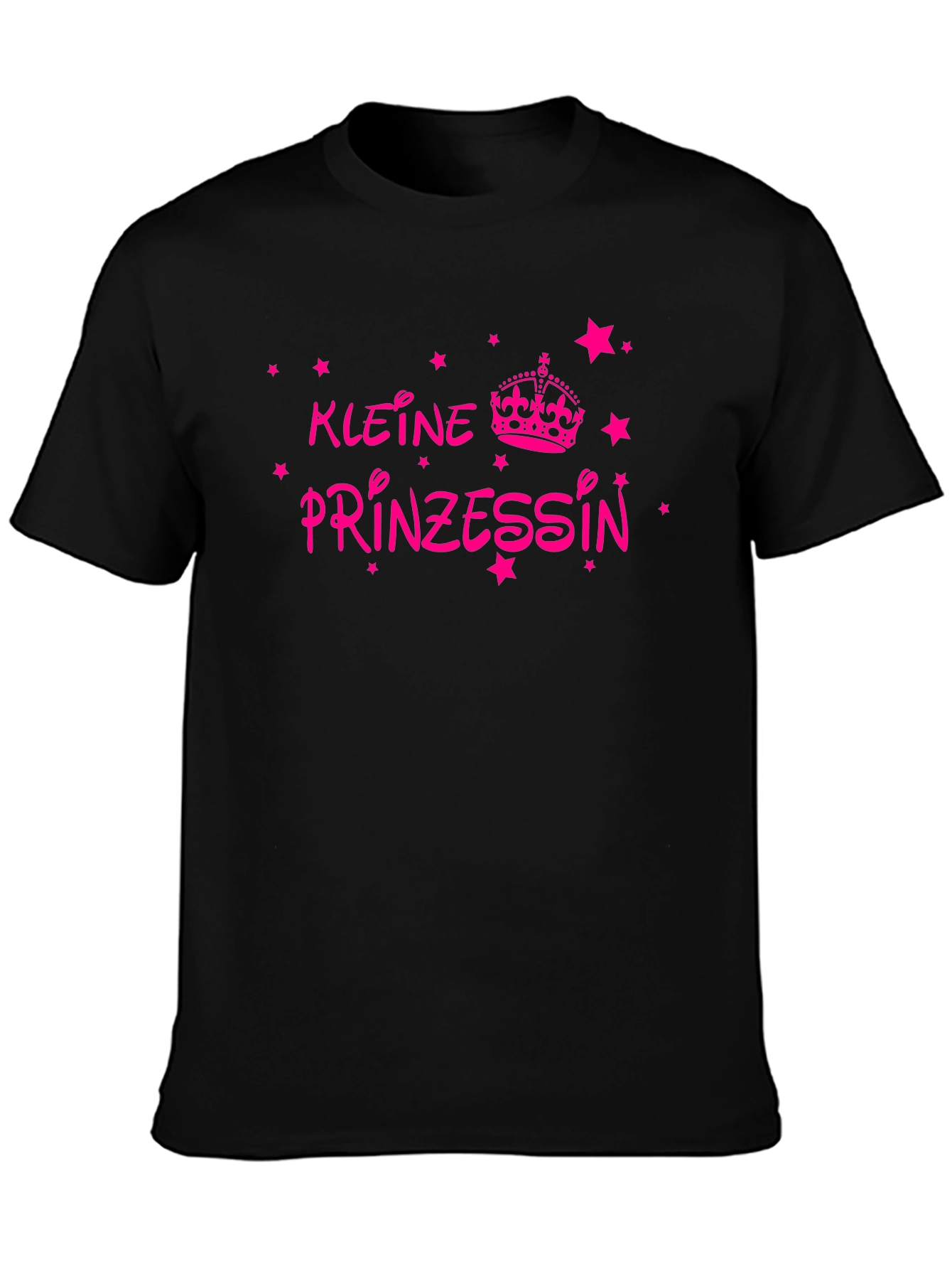Kleine Prinzessin Black Graphic Tee