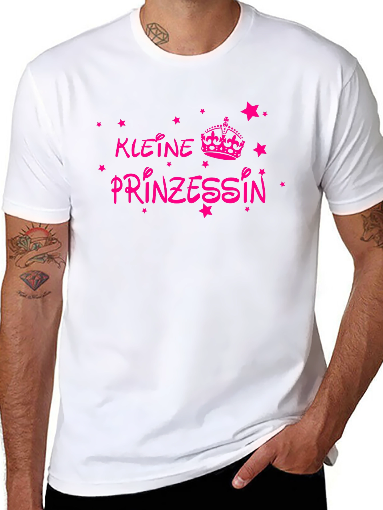 Kleine Prinzessin Black Graphic Tee