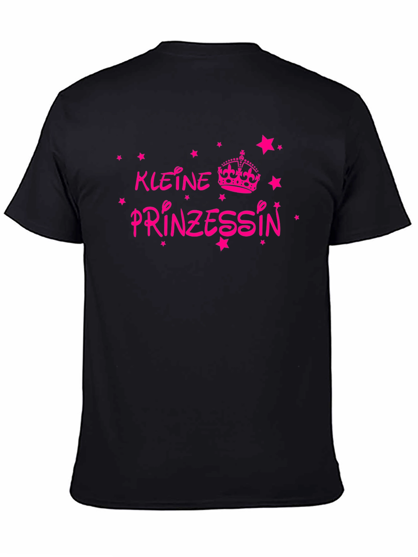 Kleine Prinzessin Black Graphic Tee