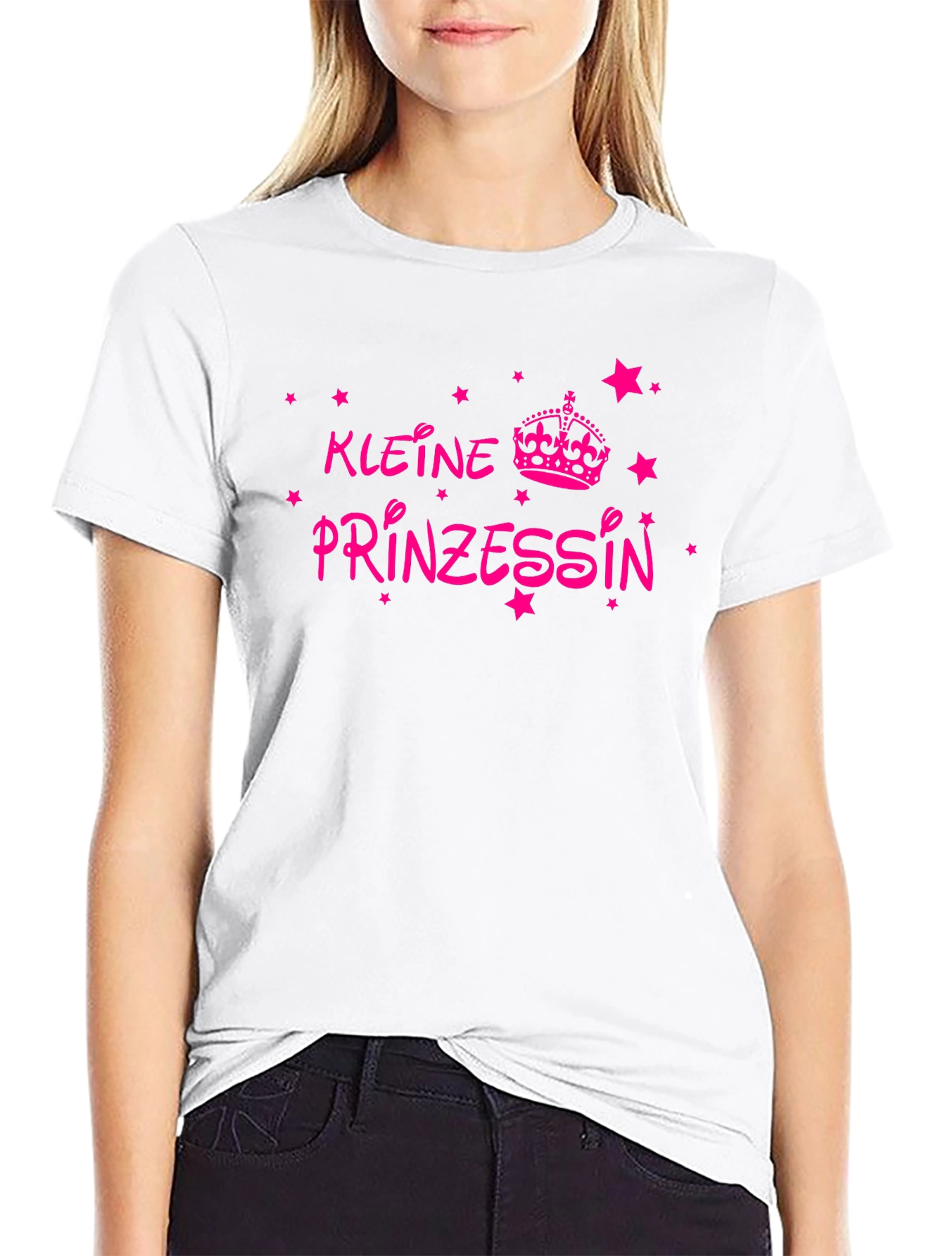 Kleine Prinzessin Black Graphic Tee