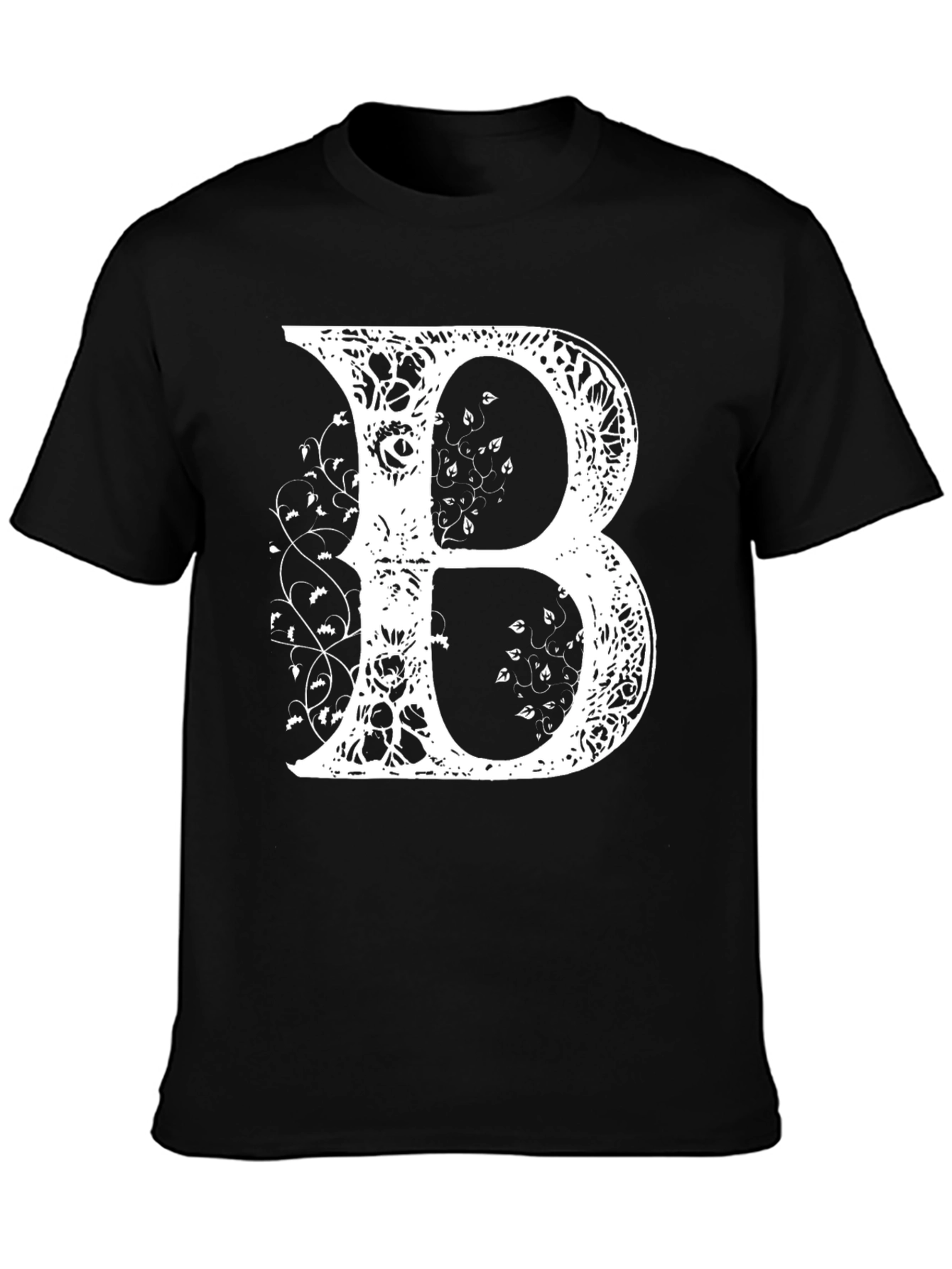 Letter B Graphic Tee - Unique Design