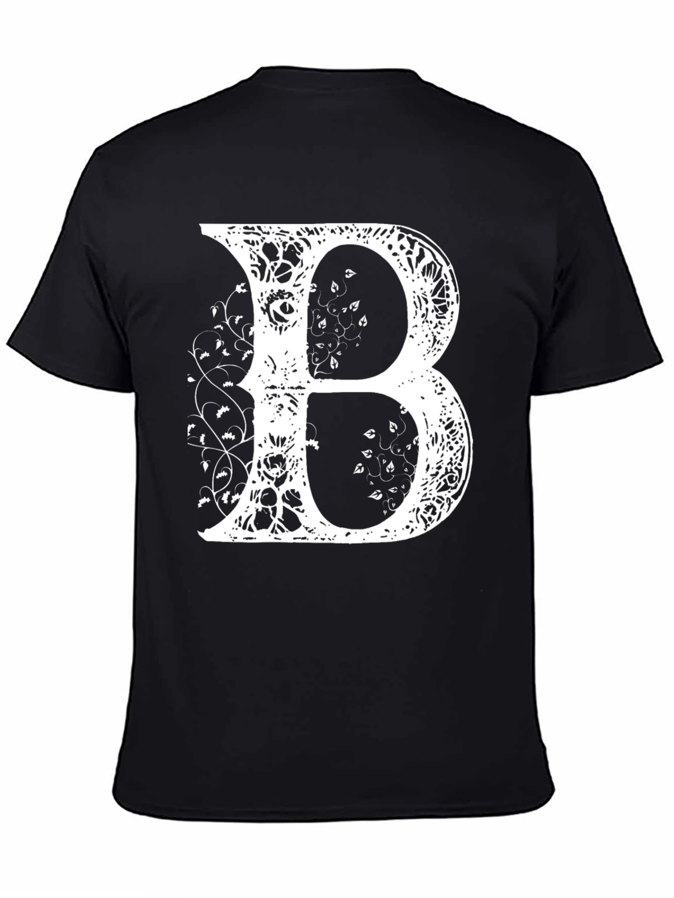 Letter B Graphic Tee - Unique Design