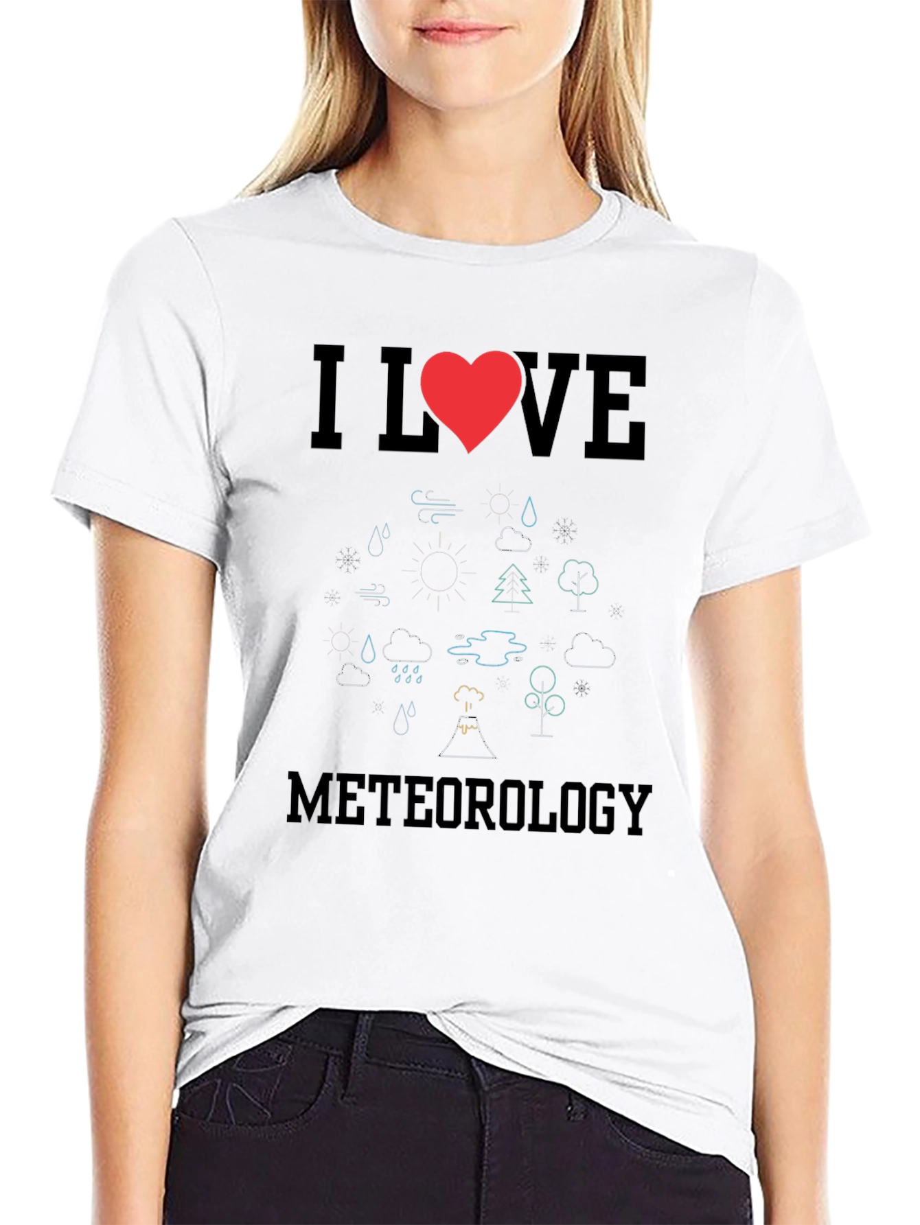 I Love Meteorology Graphic Tee