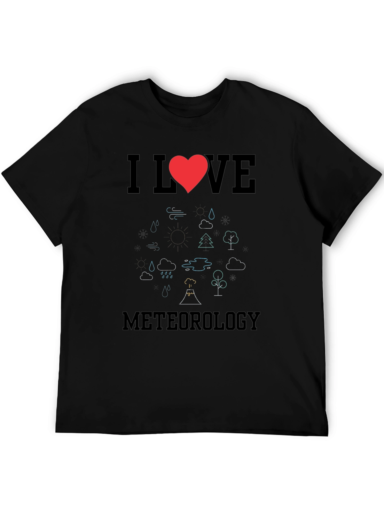 I Love Meteorology Graphic Tee