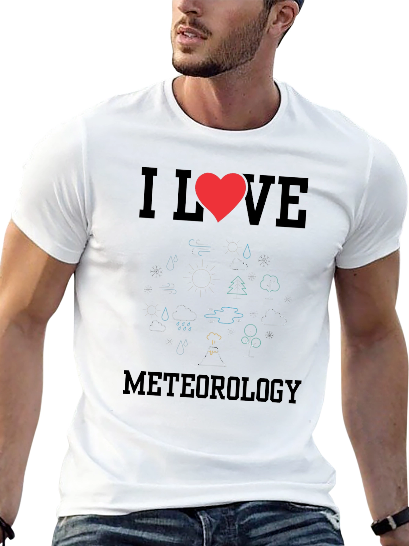 I Love Meteorology Graphic Tee