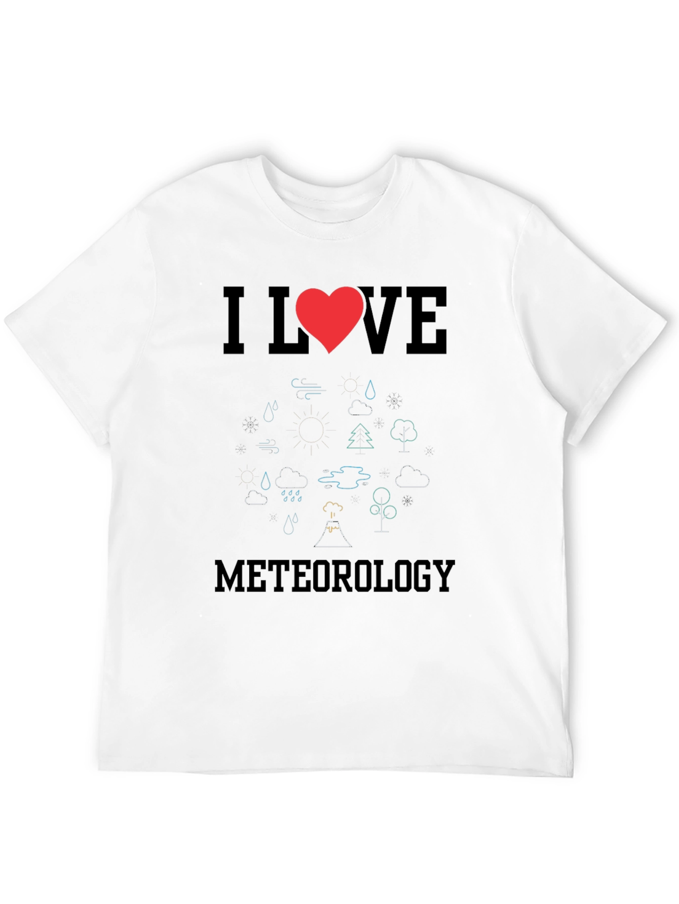 I Love Meteorology Graphic Tee