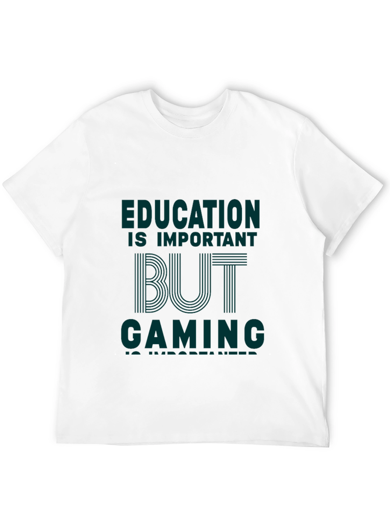 Gaming is Important Mens Black Graphic Tee