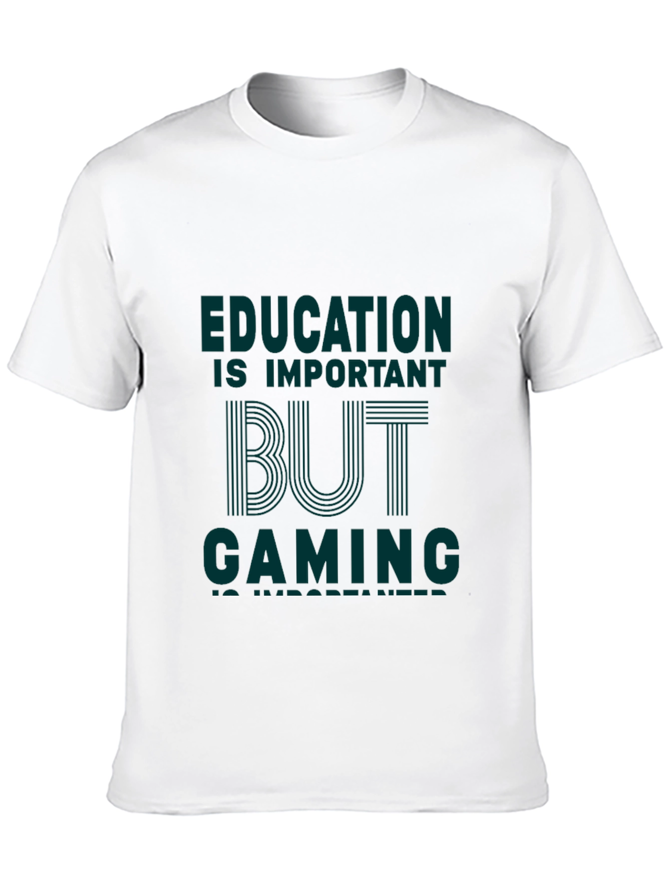 Gaming is Important Mens Black Graphic Tee
