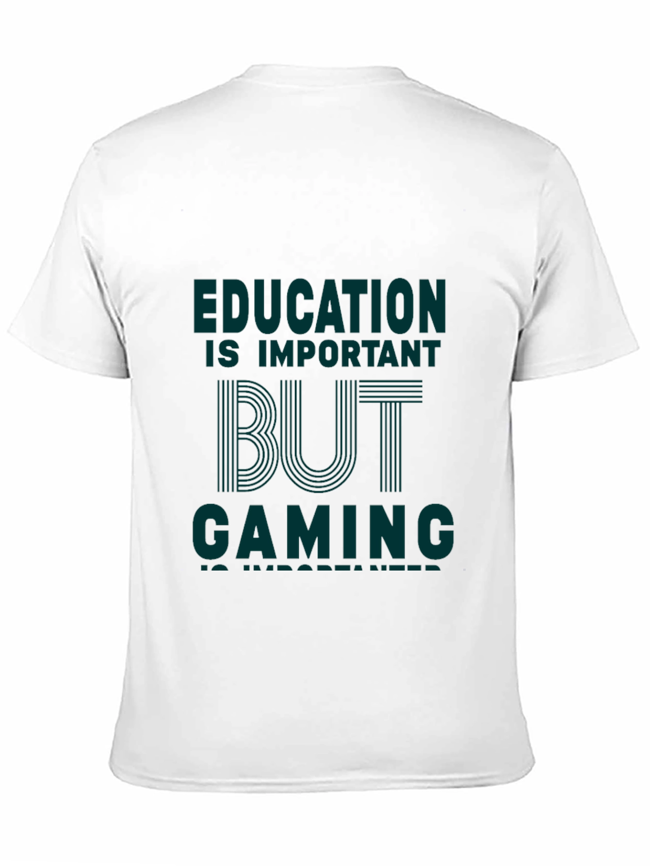 Gaming is Important Mens Black Graphic Tee