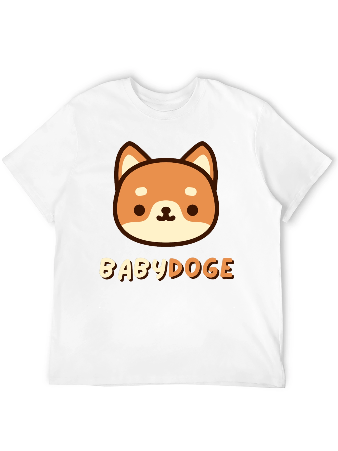 BabyDoge Cartoon Doge T-Shirt - Black