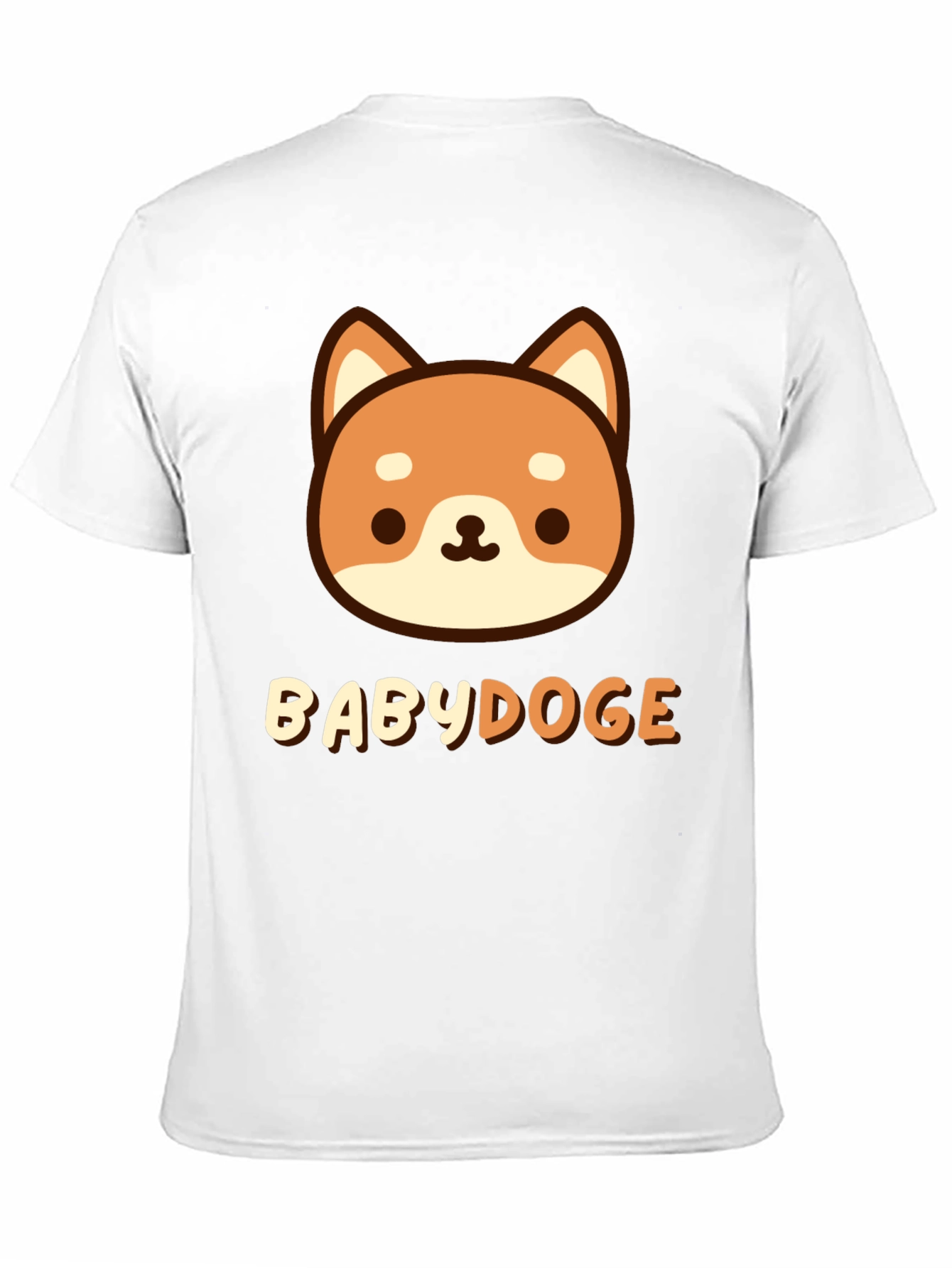 BabyDoge Cartoon Doge T-Shirt - Black