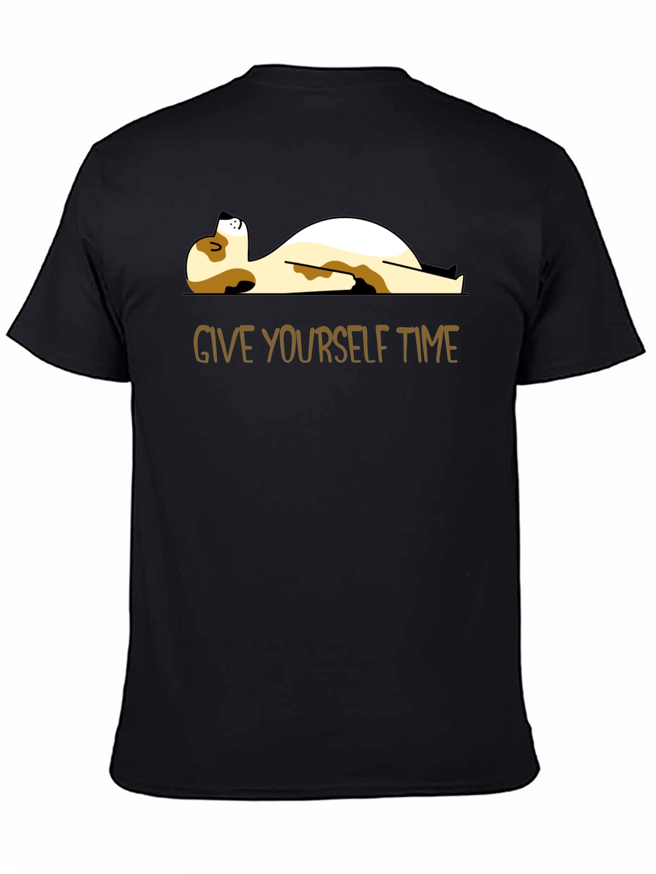 Relaxed Dog Graphic Tee - Give Yourself Time