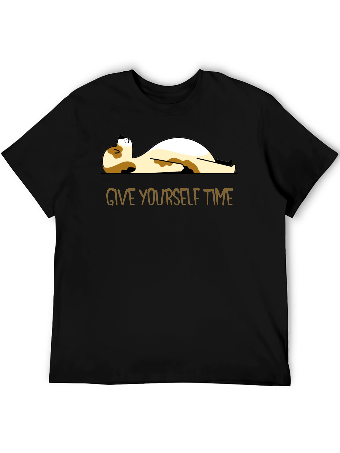 Relaxed Dog Graphic Tee - Give Yourself Time