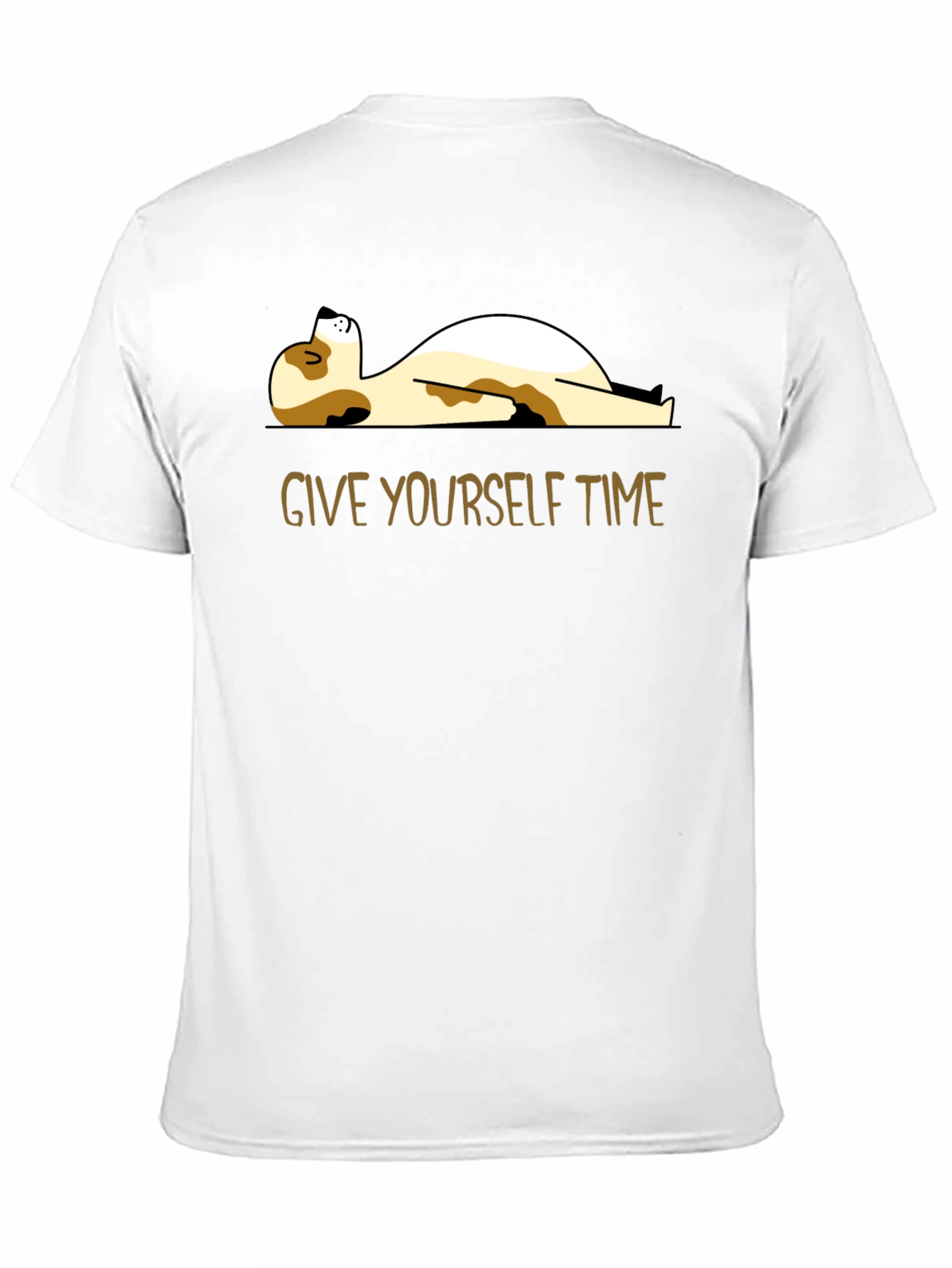 Relaxed Dog Graphic Tee - Give Yourself Time